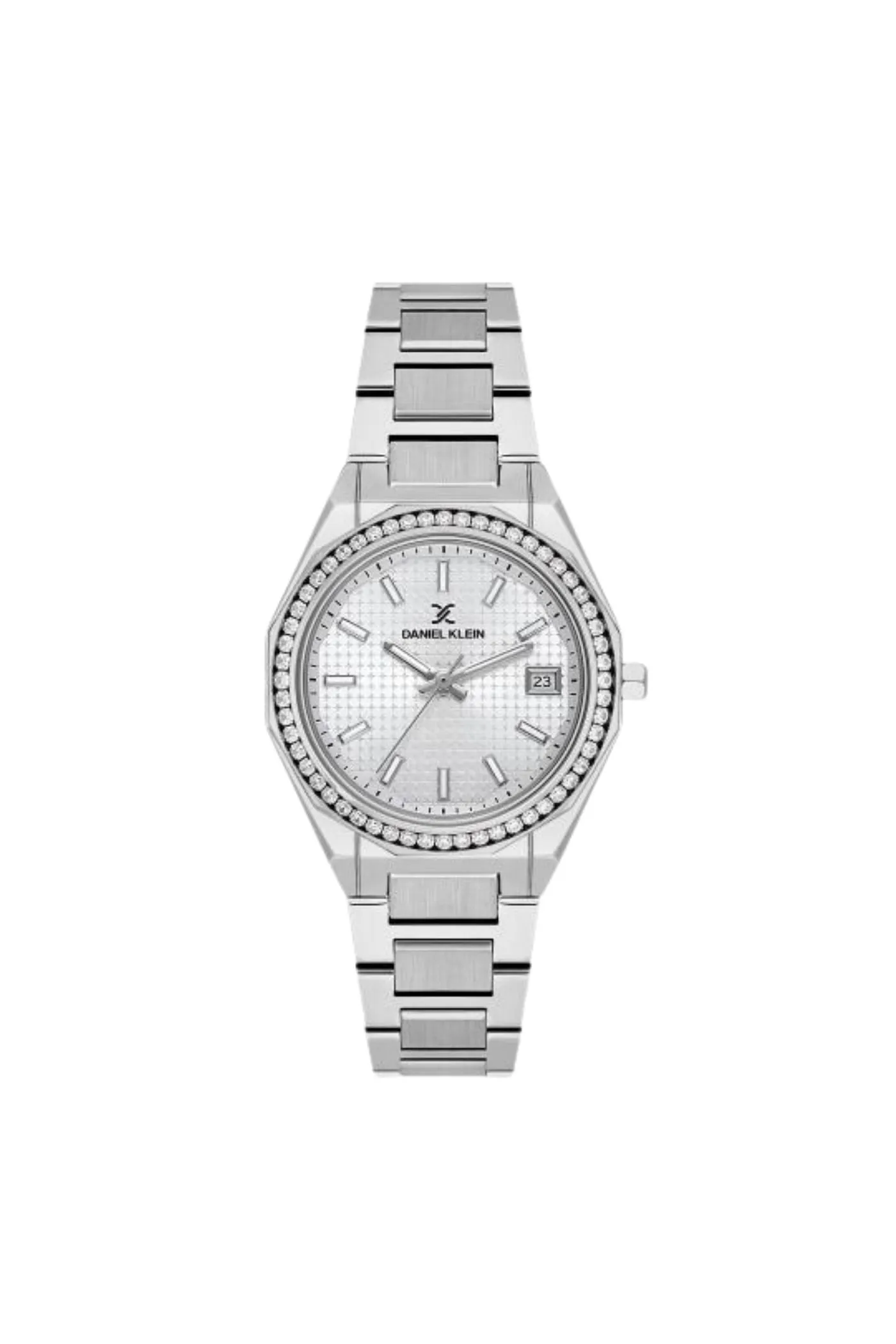 Stainless Steel Case Silver Dial Bracelet Watch - Silver sold by Edgars