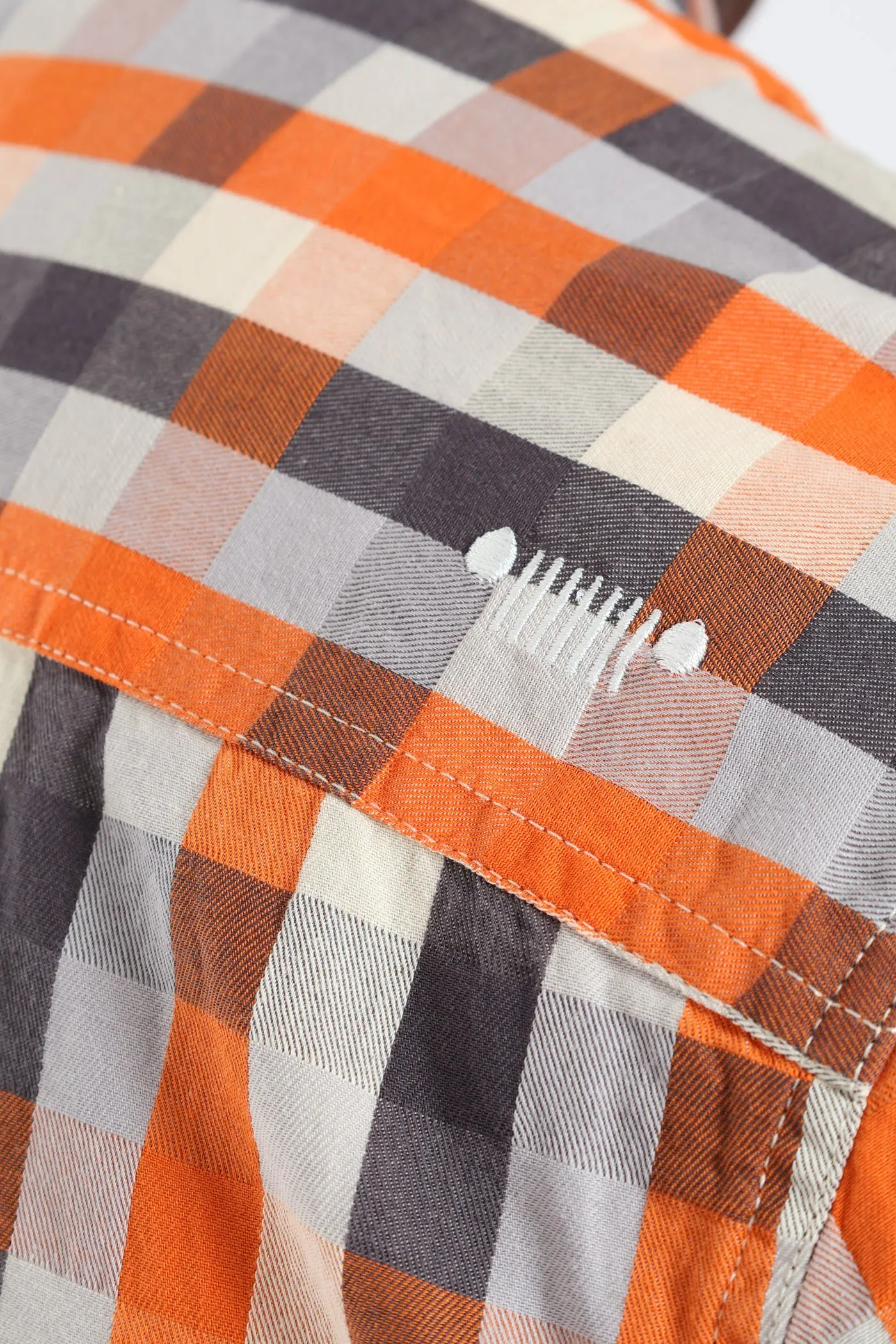Yarn Dye Check Shirt - Orange sold by Edgars product image thumbnail 5
