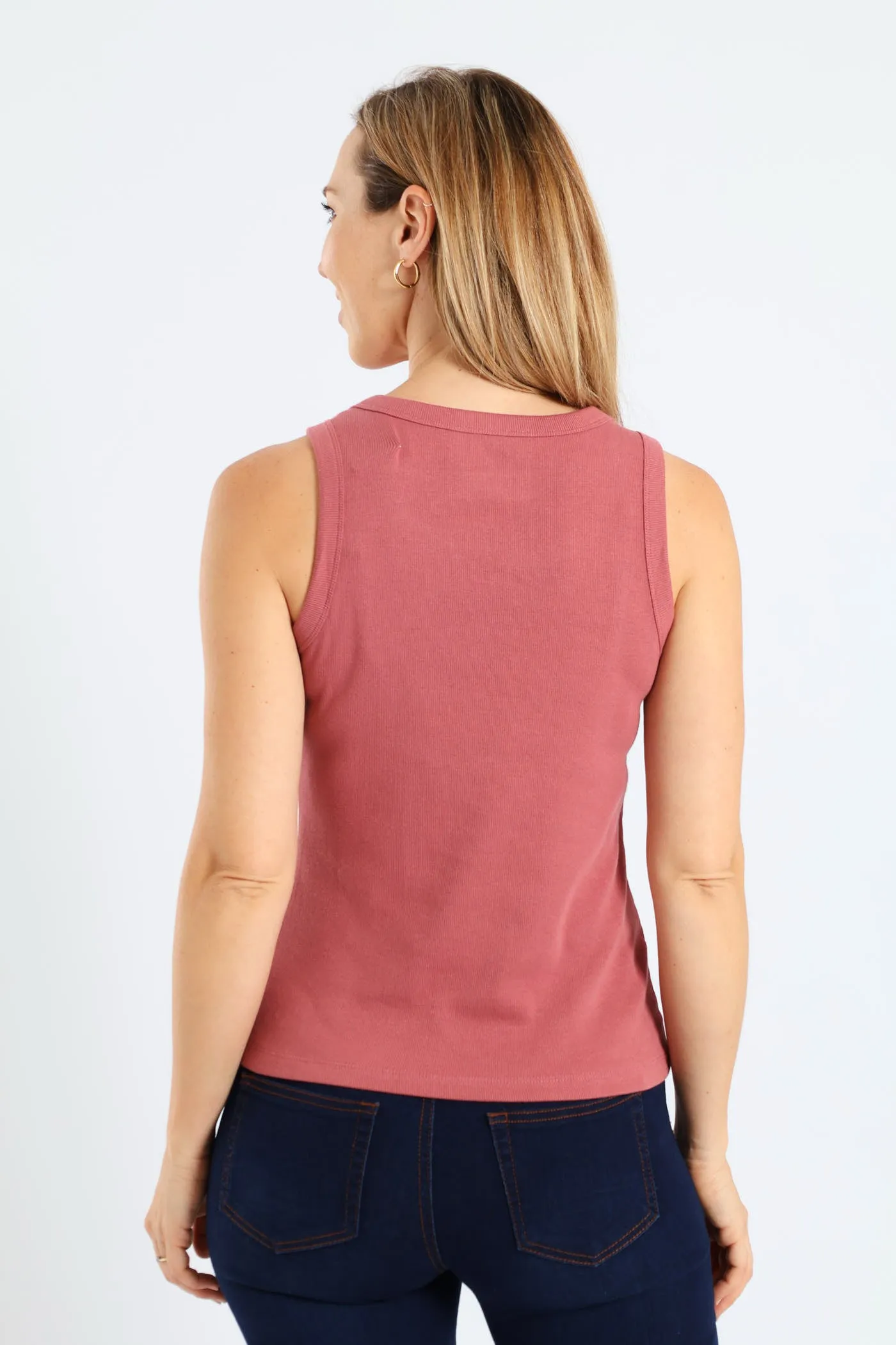 Rib Fitted Tank Top - Deco Rose sold by Edgars product image thumbnail 4