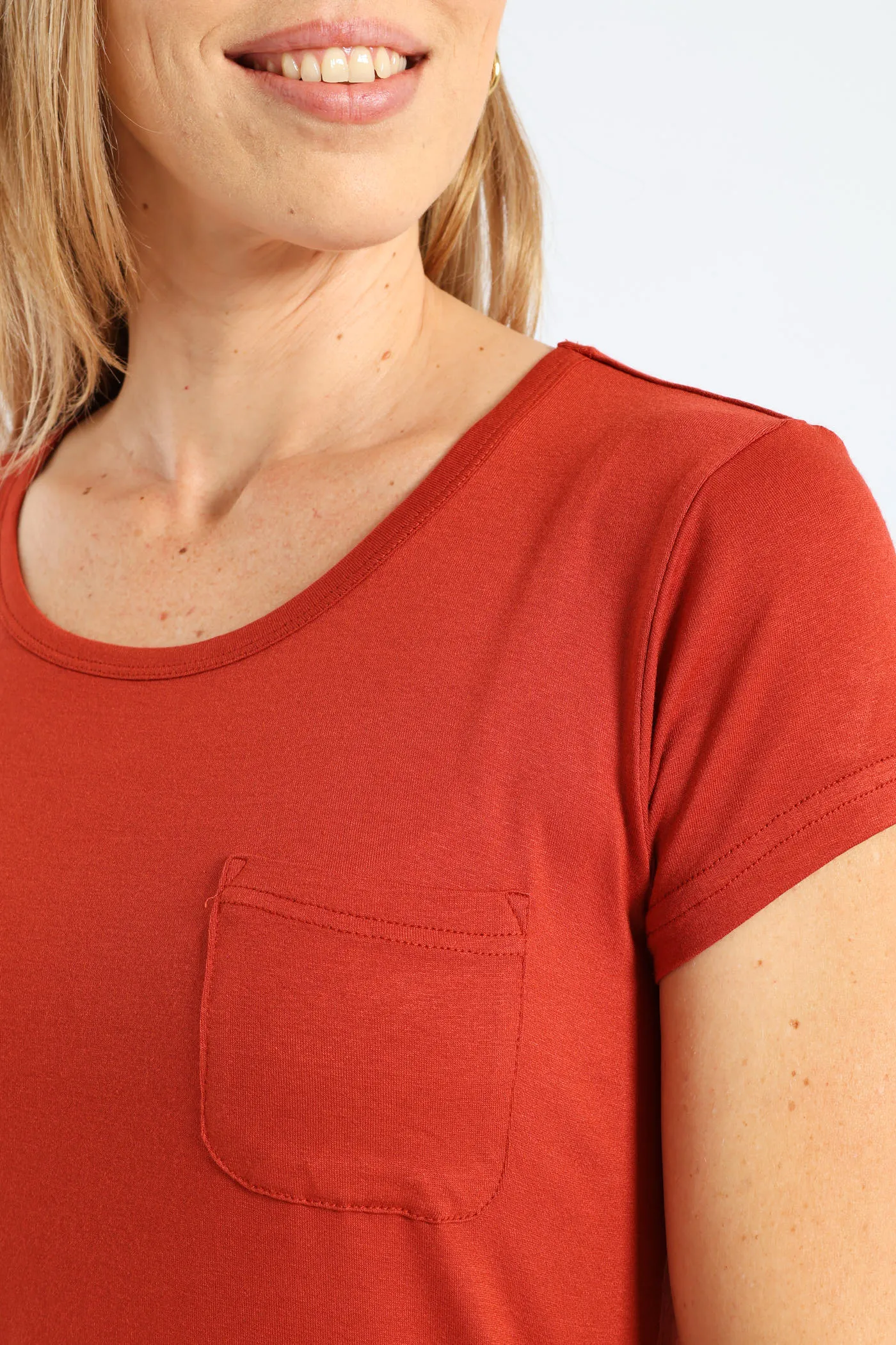 Plain Pocket Tee - Rust sold by Edgars product image thumbnail 3