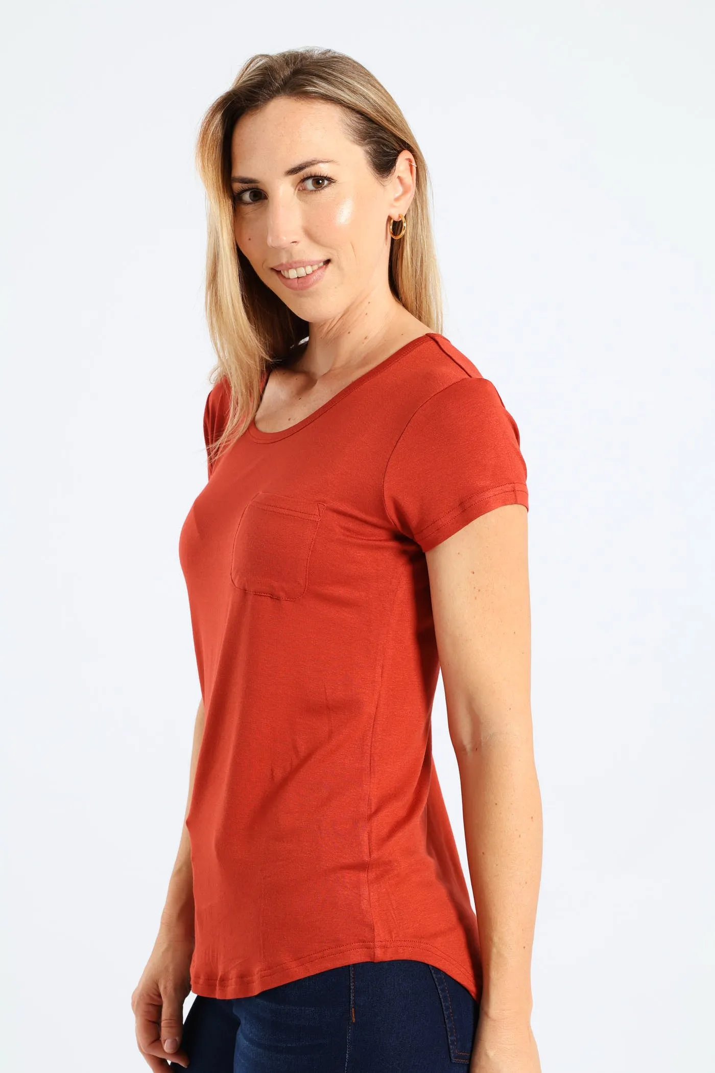 Plain Pocket Tee - Rust sold by Edgars product image thumbnail 4