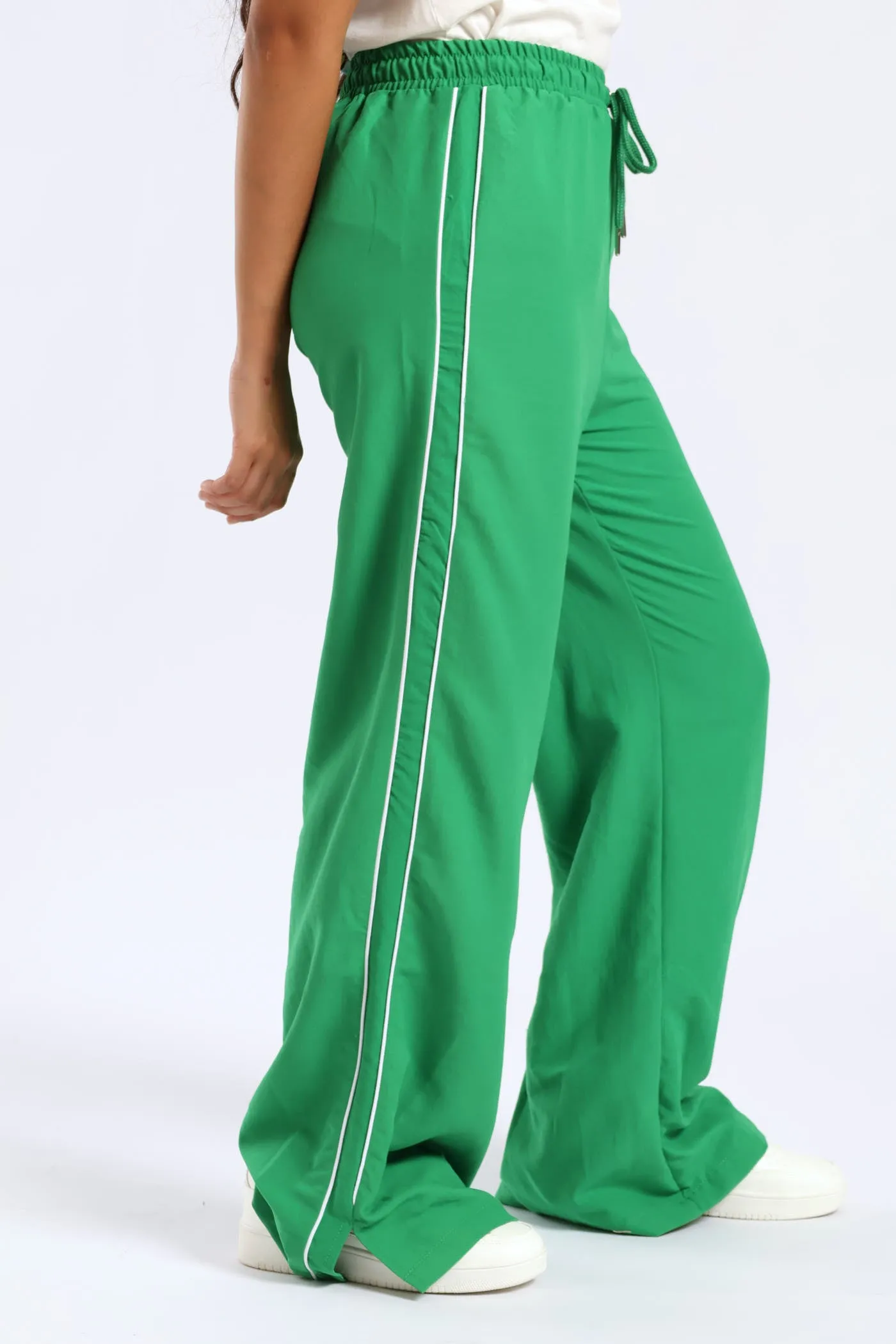 Girls Side Tape Wide Leg Woven Pants - Green sold by Edgars product image thumbnail 3