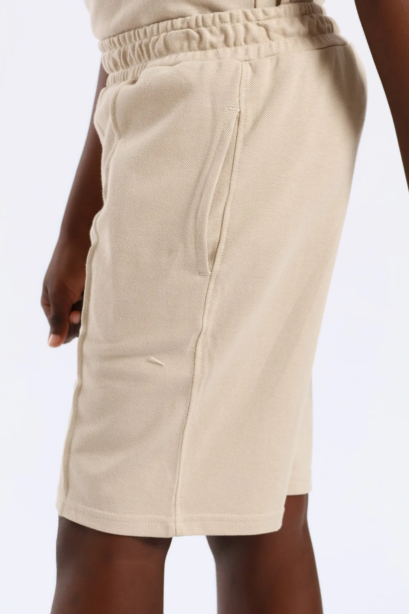 Boys Pique Short - Stone sold by Edgars product image thumbnail 3