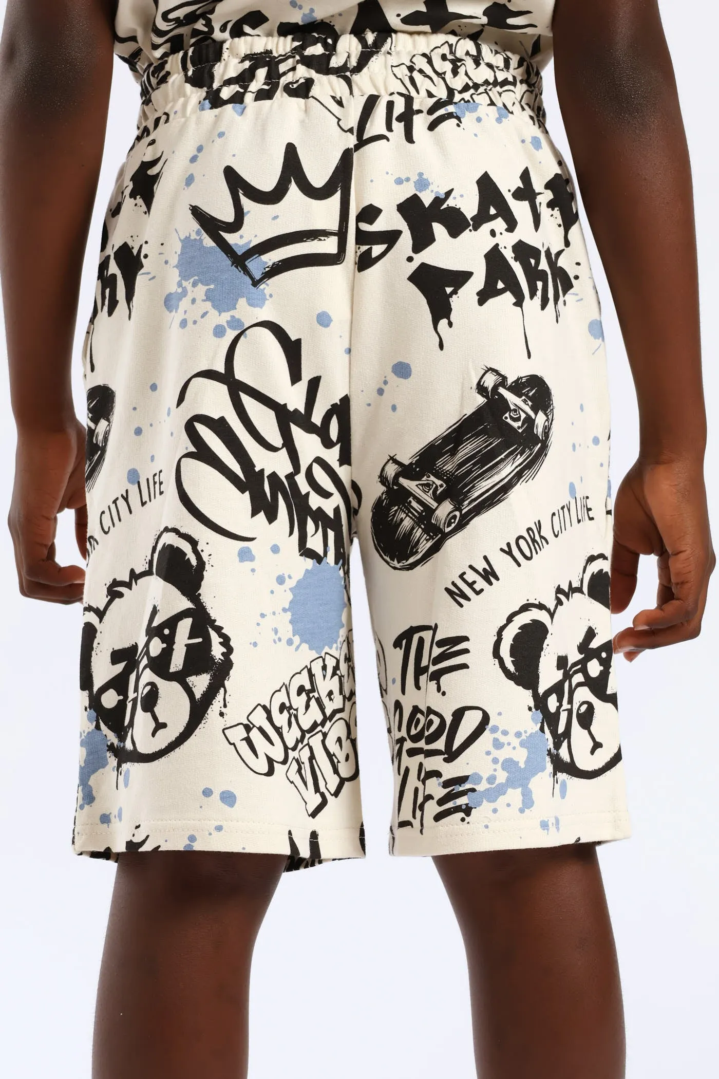 Boys Teddy Skate Short - Stone sold by Edgars product image thumbnail 4