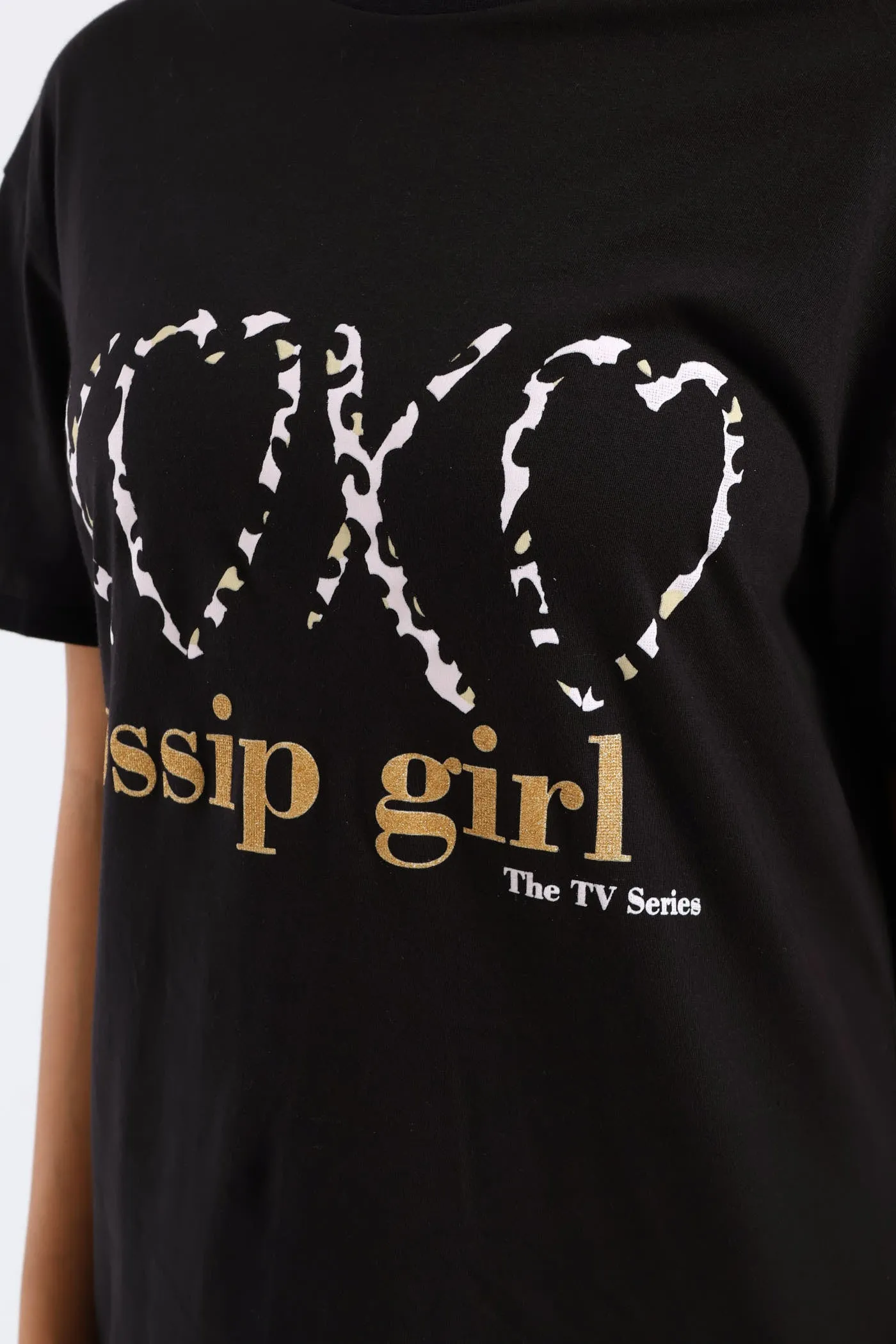 Girls Gossip Girl Sleep Dress - Black sold by Edgars product image thumbnail 4