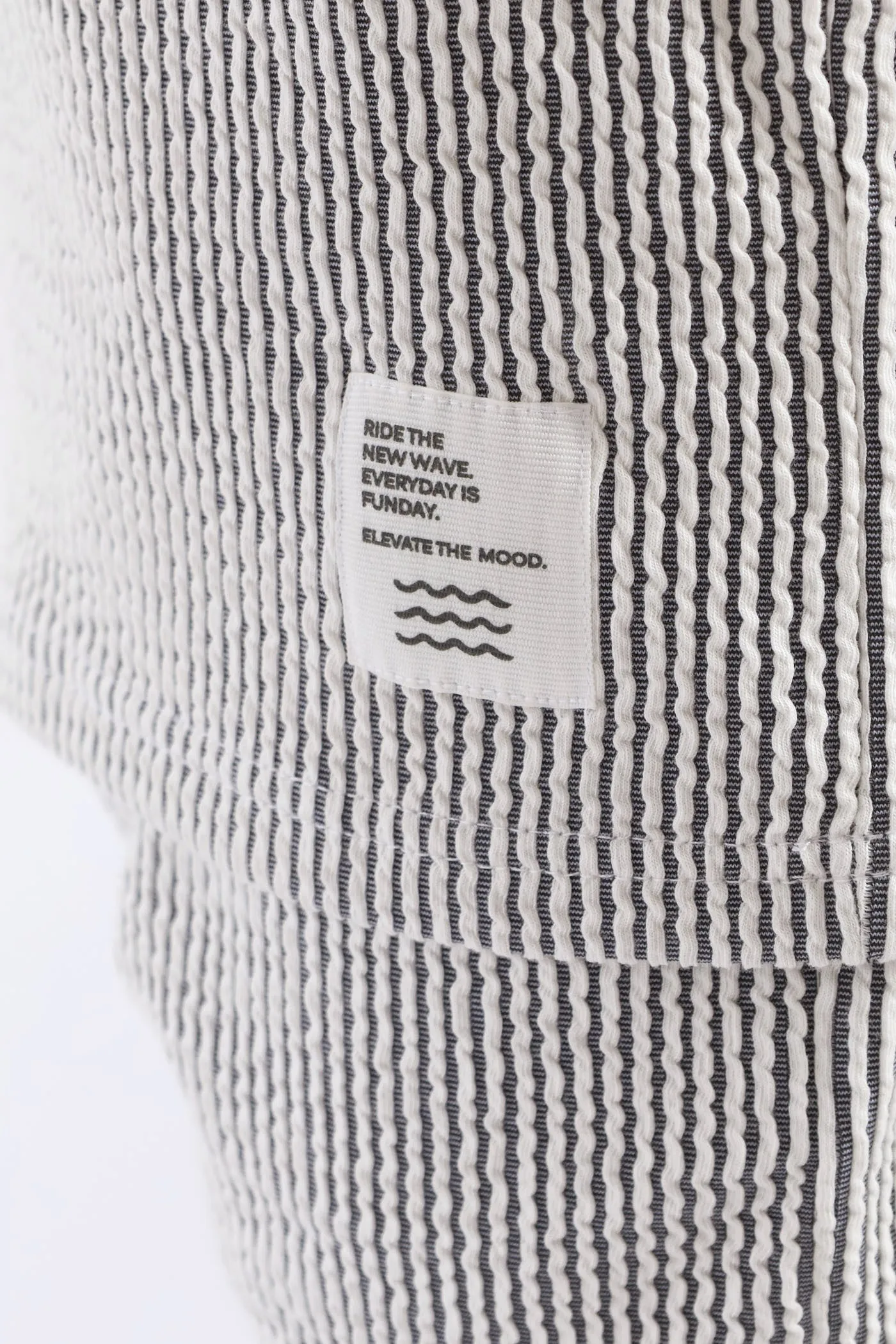 Boys Stripe Seersucker Textured T-Shirt - Denim sold by Edgars product image thumbnail 5