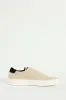 Atlas Plain Lace Up Sneaker - Stone sold by Edgars