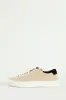 Atlas Plain Lace Up Sneaker - Stone sold by Edgars