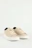 Atlas Plain Lace Up Sneaker - Stone sold by Edgars