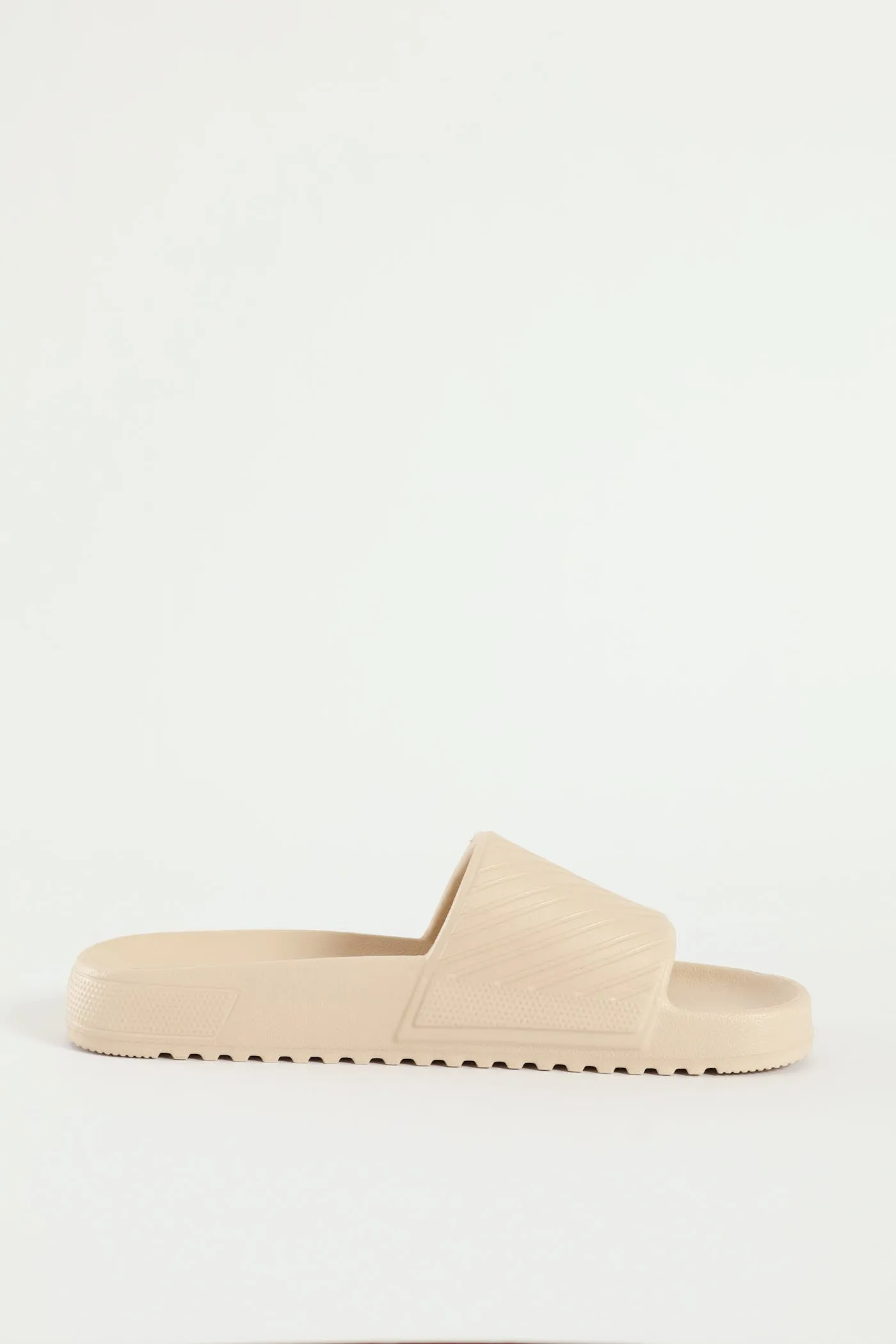 Blown Eva Slide With Stripe Upper Pattern - Stone sold by Edgars product image thumbnail 3