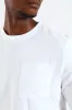 Heavy Weight Pocket Tee - White sold by Edgars