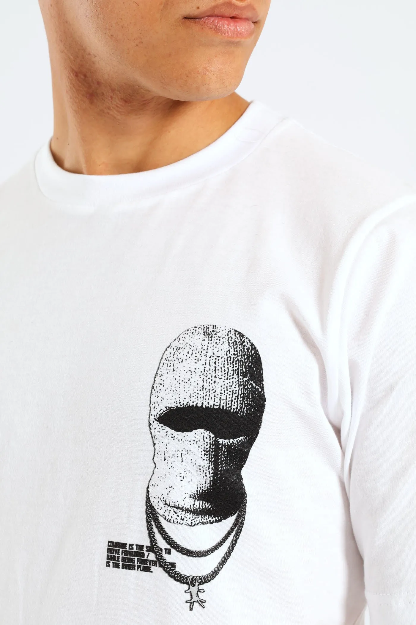 Balaclava Print Tee - White sold by Edgars product image thumbnail 5