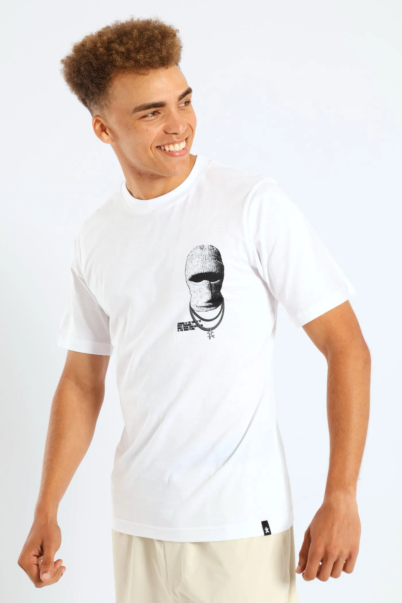 Balaclava Print Tee - White sold by Edgars product image thumbnail 3