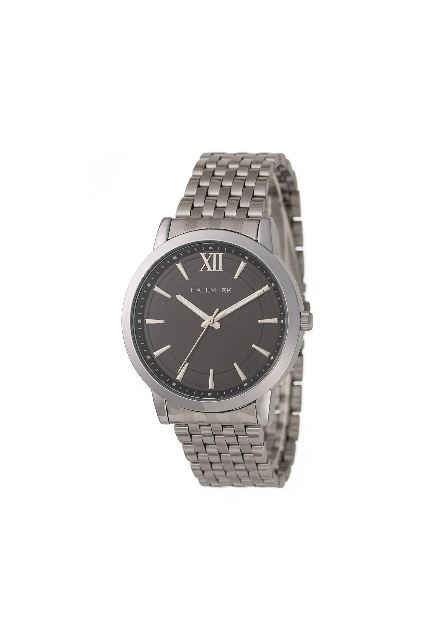 Round Bracelet Black Dial Watch - Silver sold by Edgars