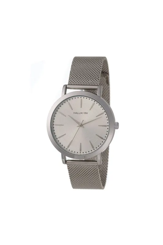 Mesh Band Silver Dial Watch sold by Edgars