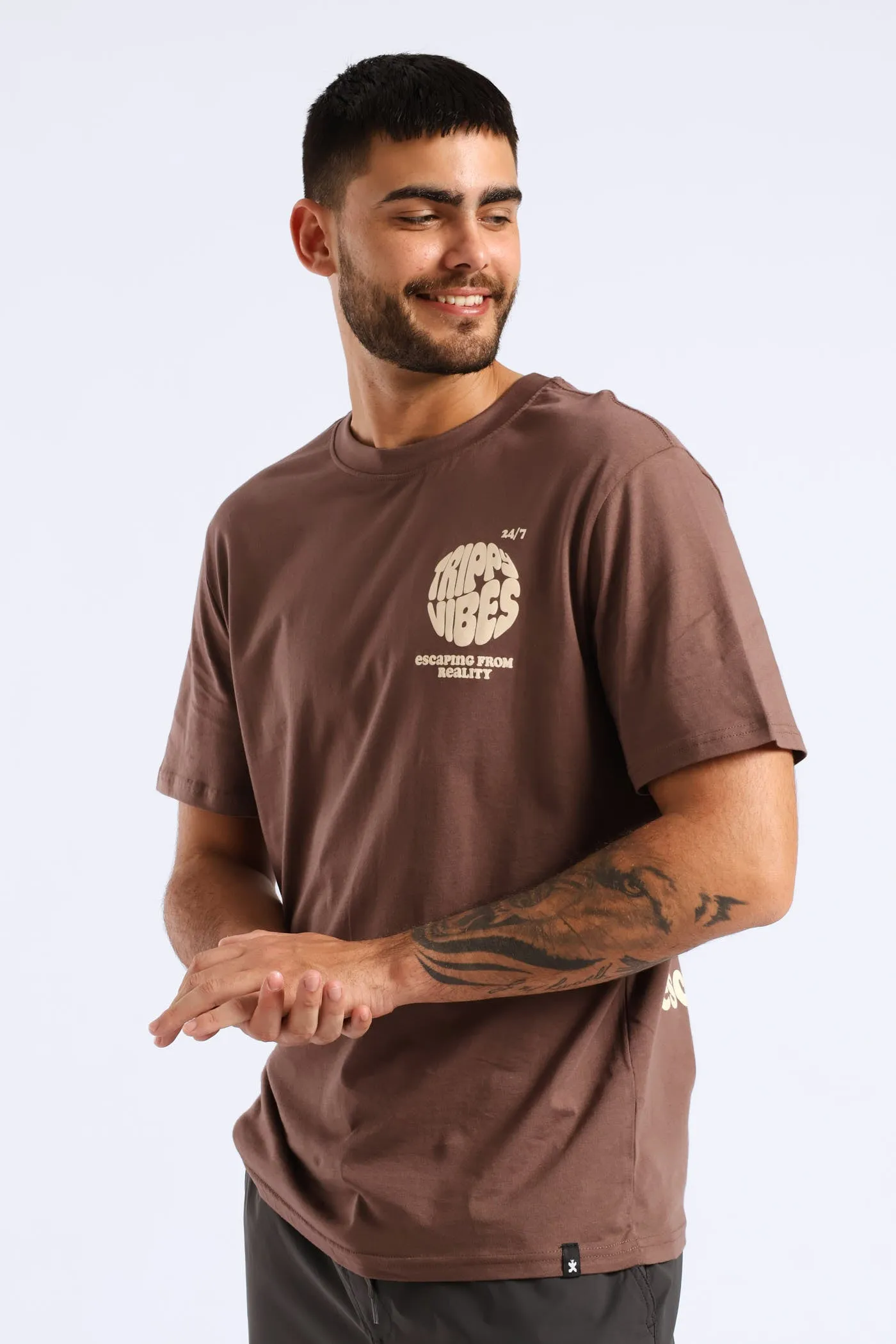 Trippy Vibes Print Tee - Brown sold by Edgars product image thumbnail 3