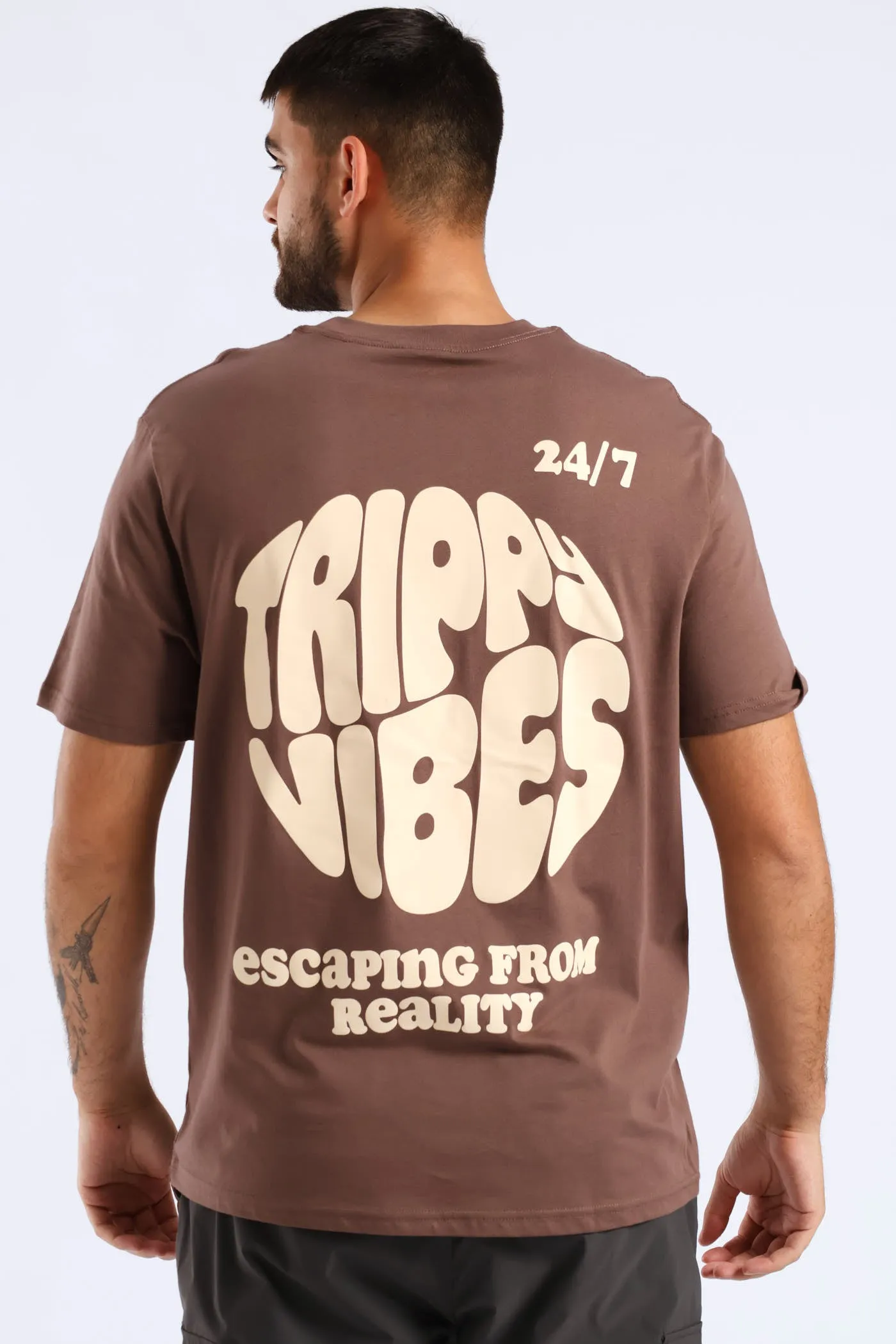 Trippy Vibes Print Tee - Brown sold by Edgars product image thumbnail 2