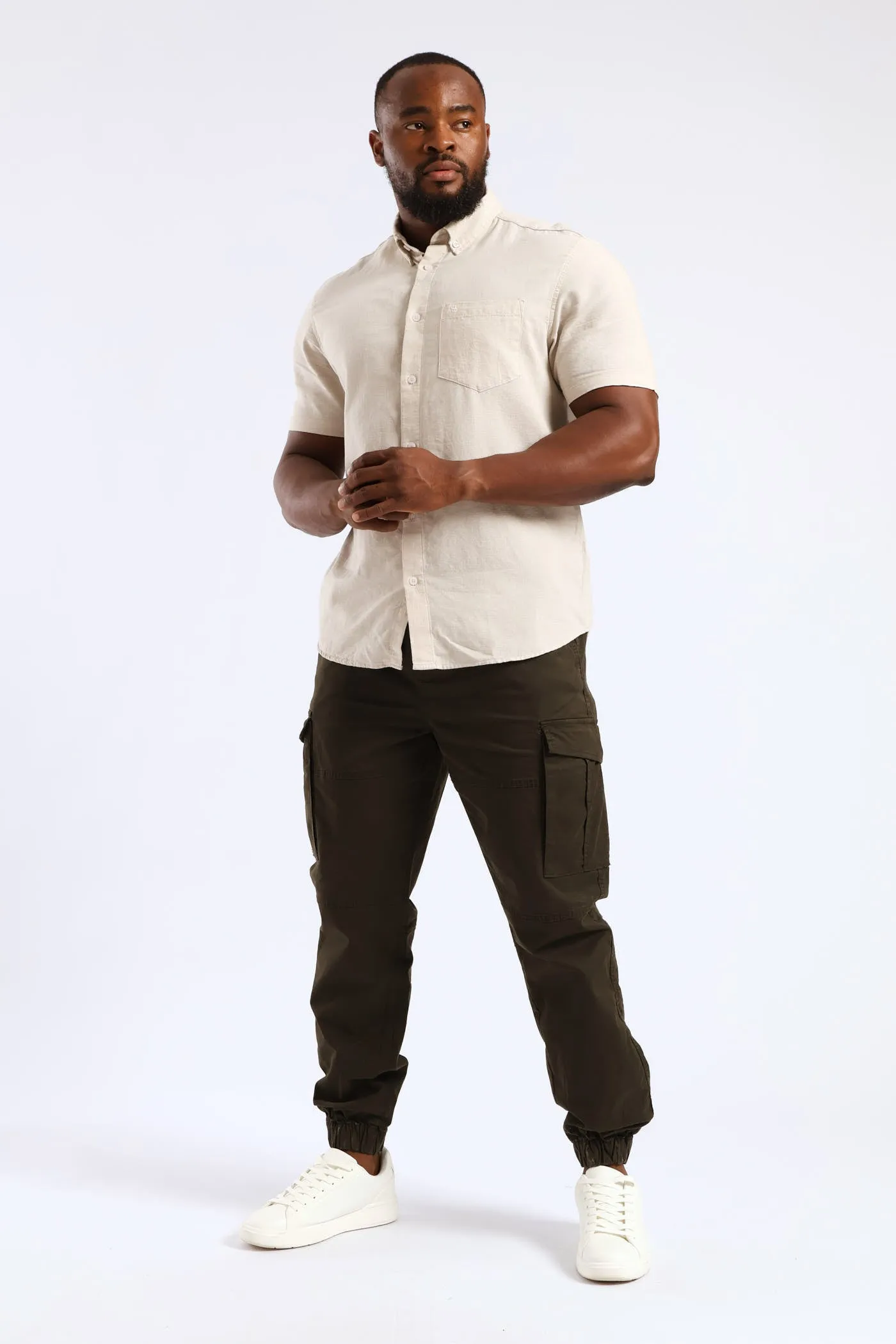 Bellows Pocket Cargo Jogger - Fatigue sold by Edgars product image thumbnail 2