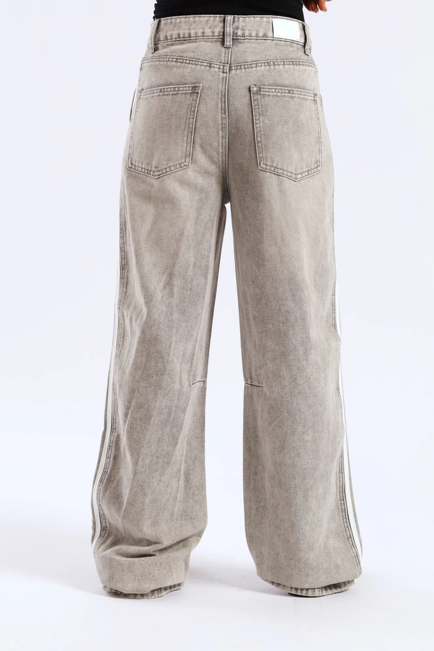 Side Stripe Balloon Jean - Grey sold by Edgars product image thumbnail 3
