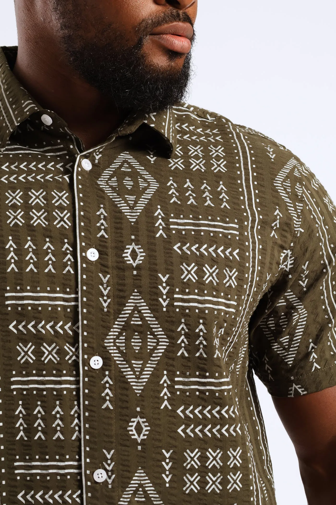 Tribal Print Shirt - Fatigue sold by Edgars product image thumbnail 4