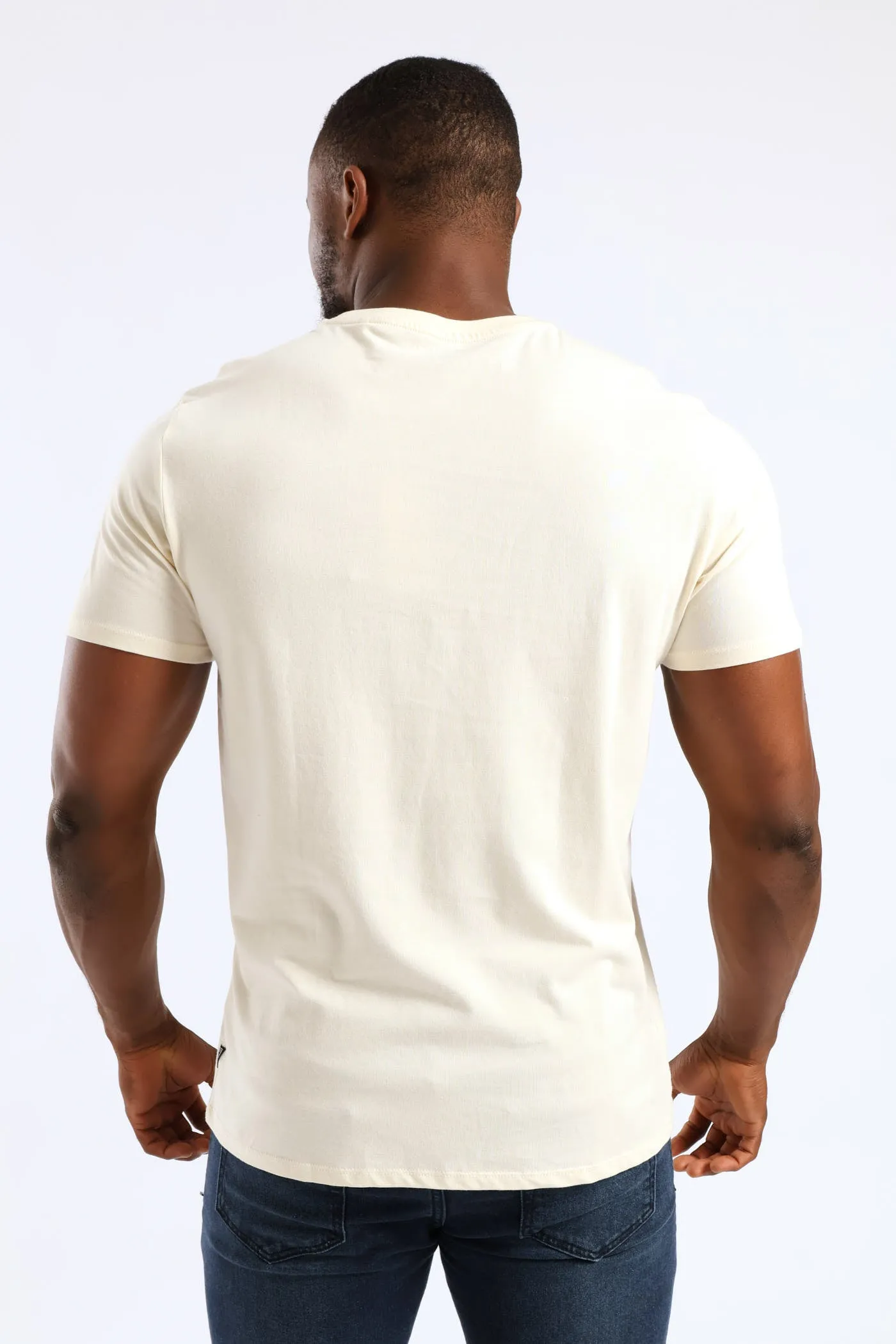 Short Sleeve Basic Deep Sea Tee - Off White sold by Edgars product image thumbnail 3