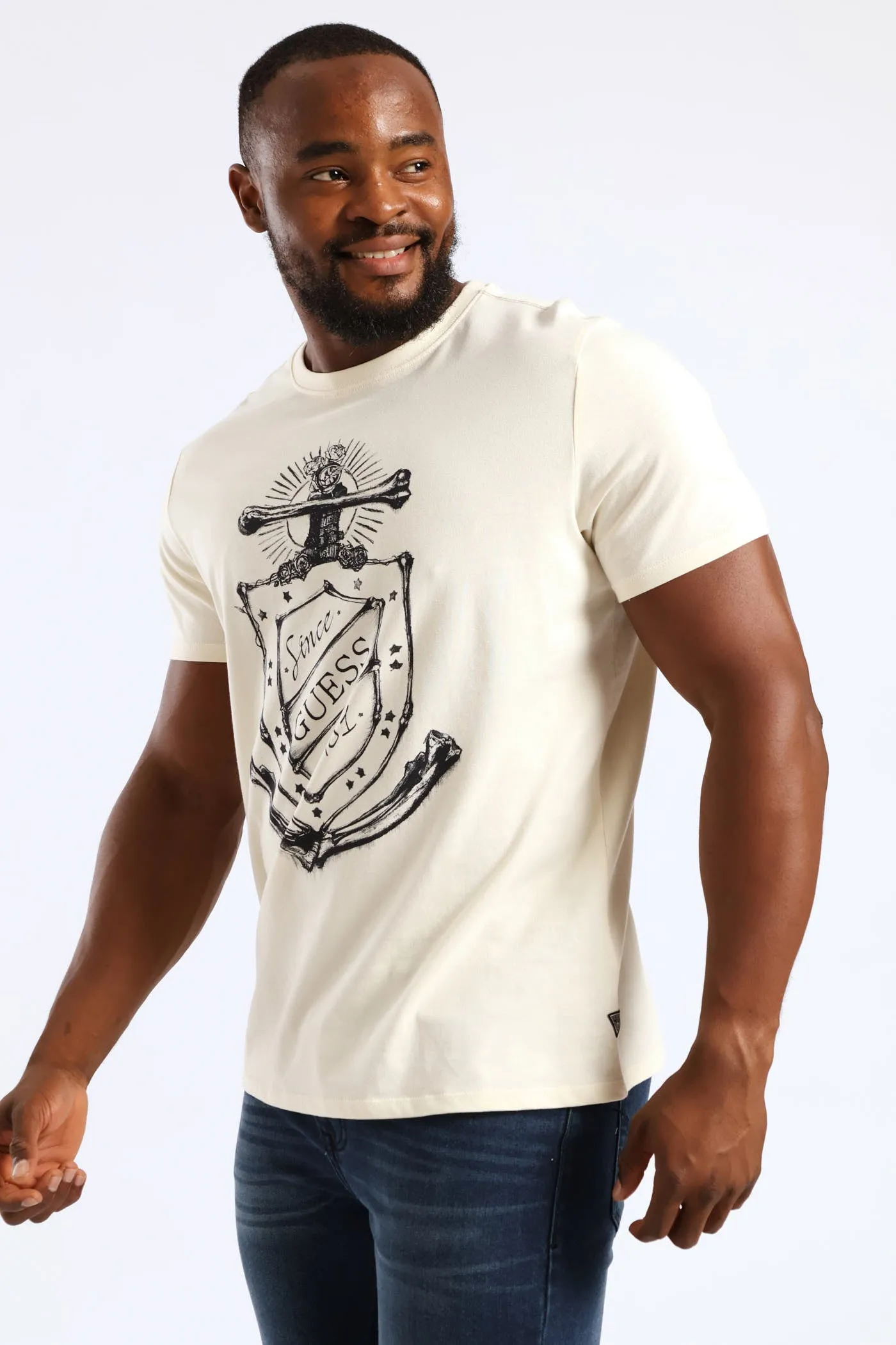 Short Sleeve Basic Deep Sea Tee - Off White sold by Edgars product image thumbnail 2