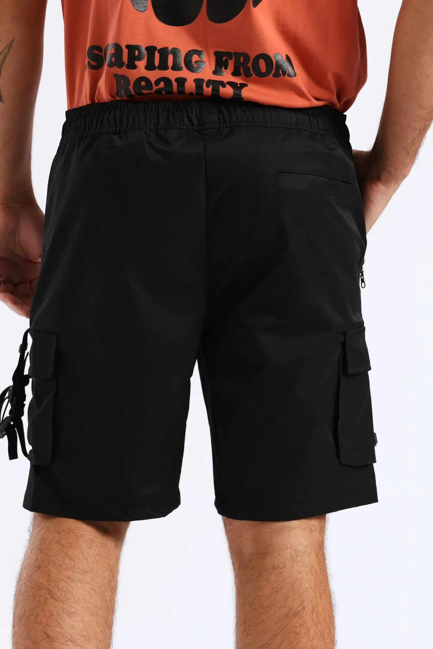 Cargo Strap Short - Black sold by Edgars product image thumbnail 3