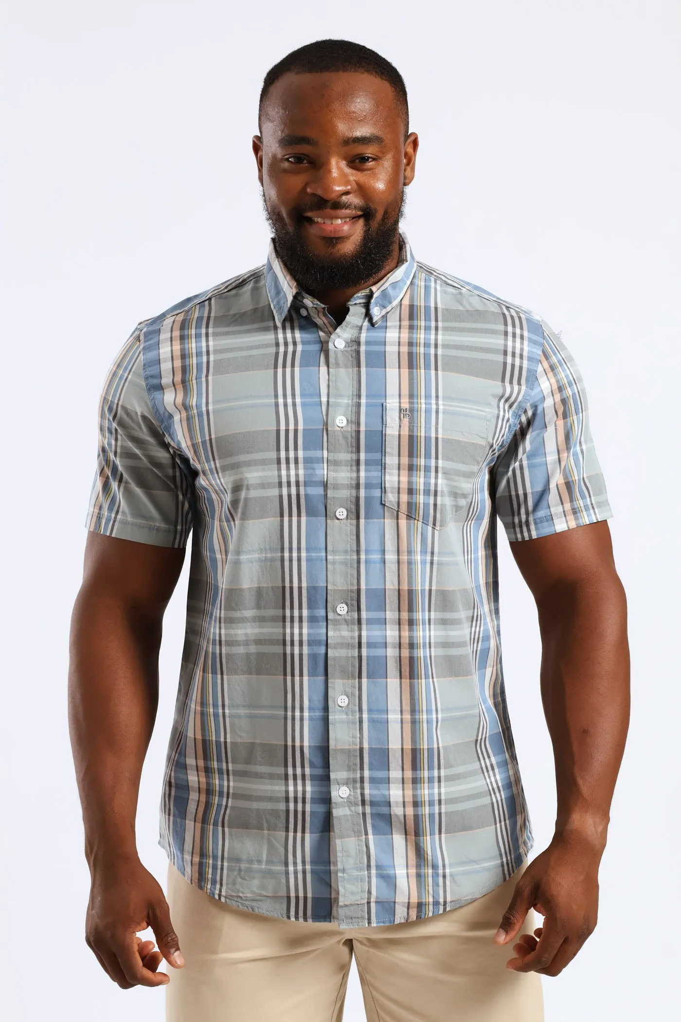 Check Regular Shirt - Light Green sold by Edgars