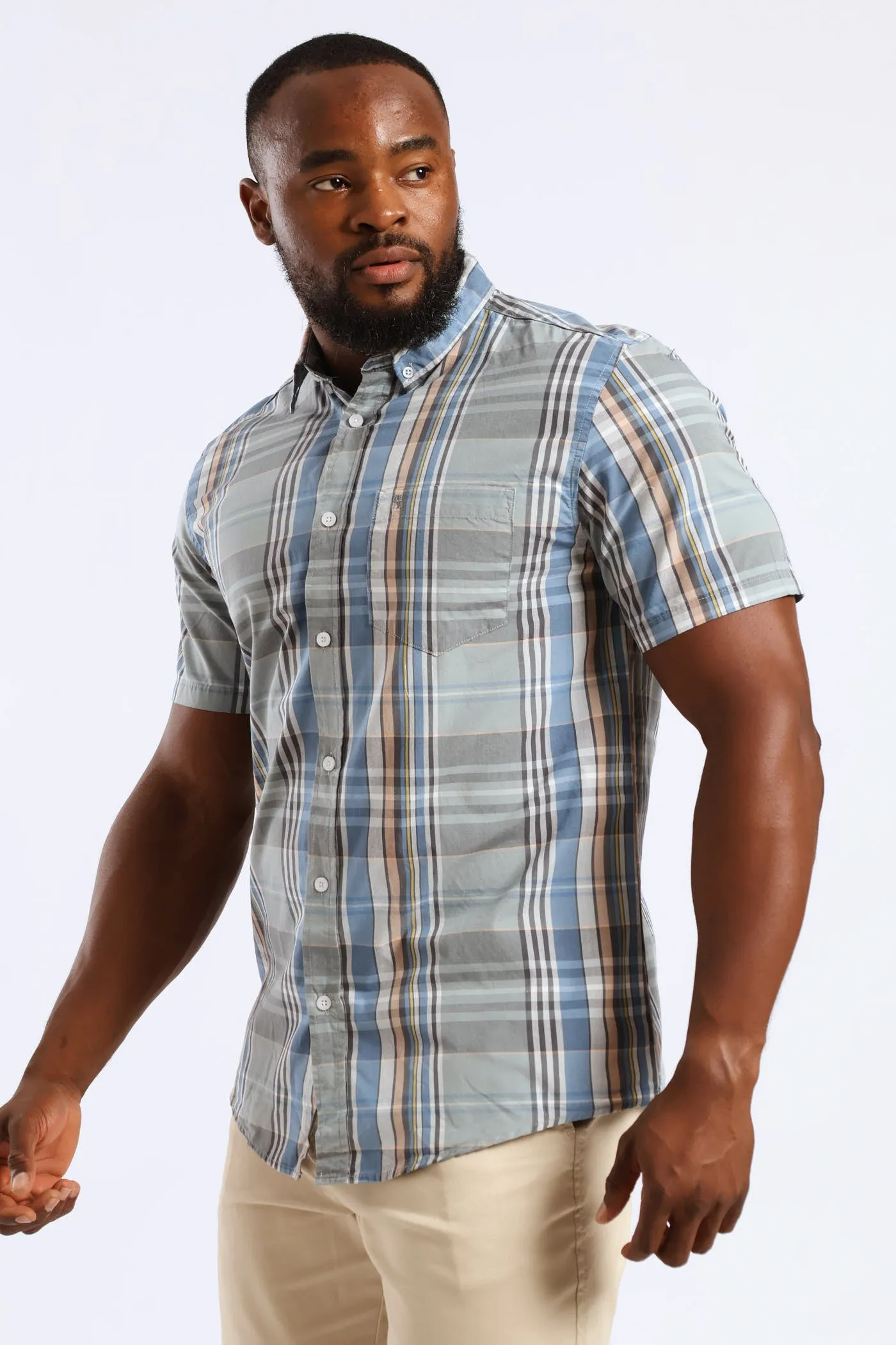 Check Regular Shirt - Light Green sold by Edgars product image thumbnail 3