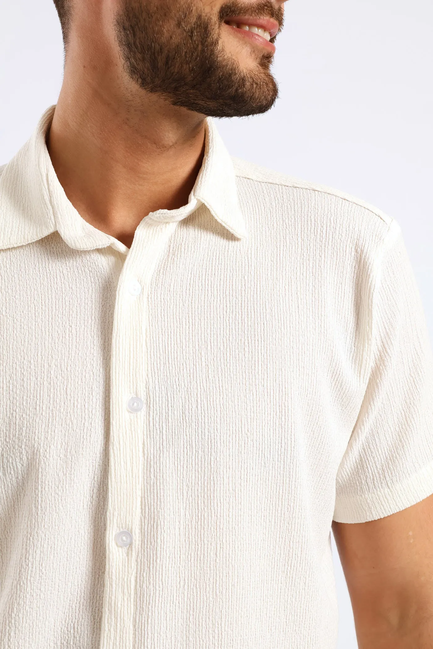 Crinkle Shirt - White sold by Edgars product image thumbnail 4