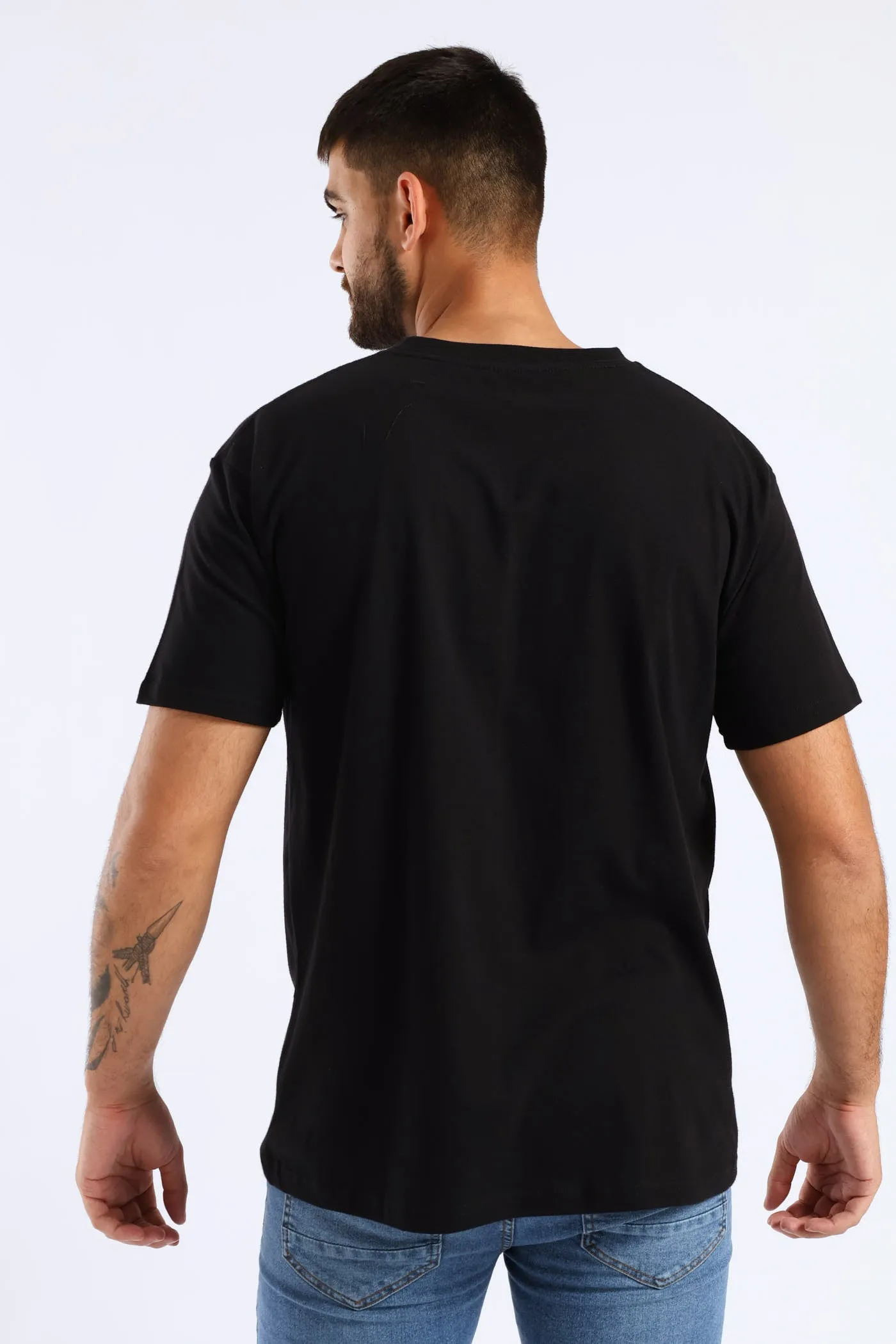 Stacked Logo Tee - Black sold by Edgars product image thumbnail 2