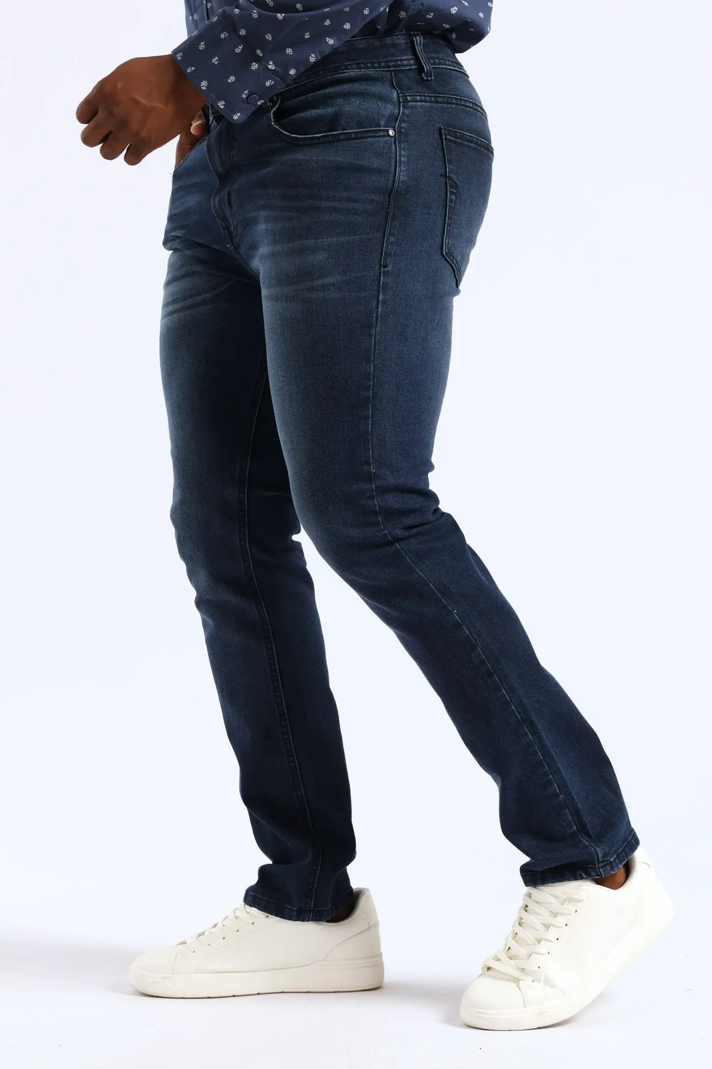 Worn In Slim Denim - Blue/Black sold by Edgars product image thumbnail 3