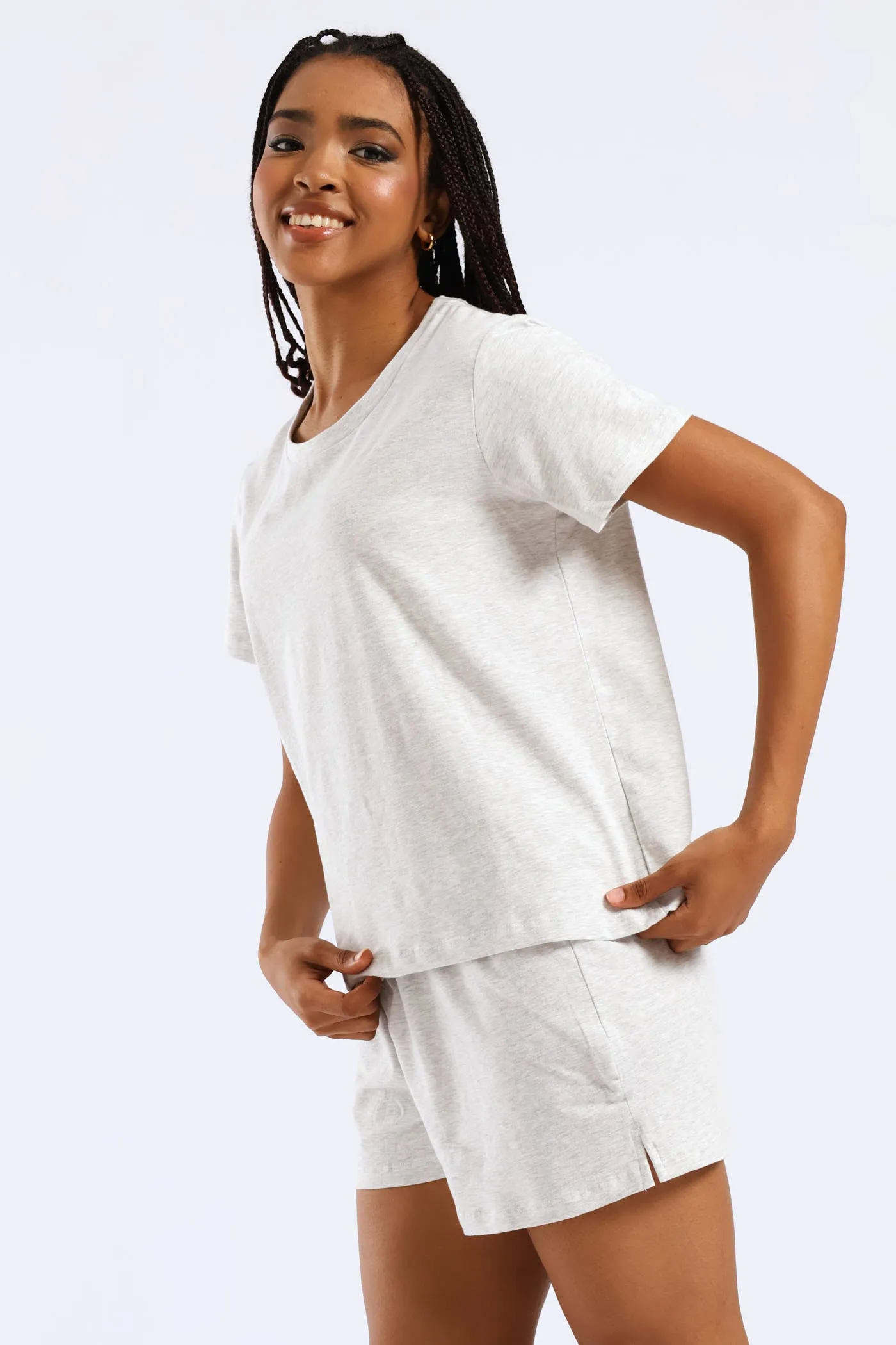 Knit Short Sleep Set - Grey Melange sold by Edgars product image thumbnail 2