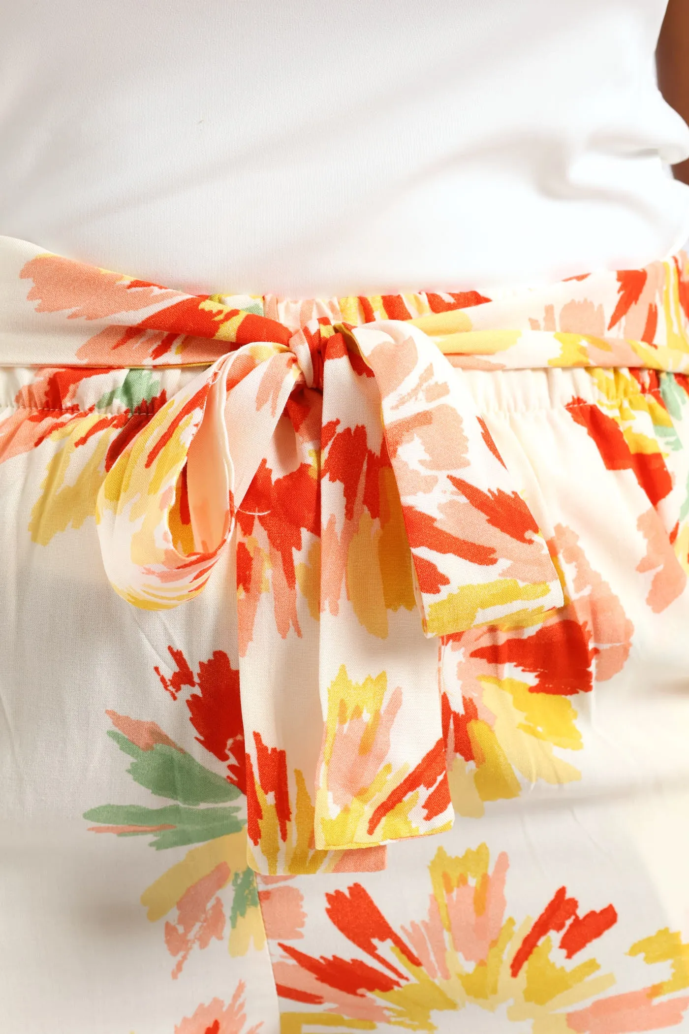 Pull-On Self Tie Floral Mid Thigh Short - Multi sold by Edgars product image thumbnail 4