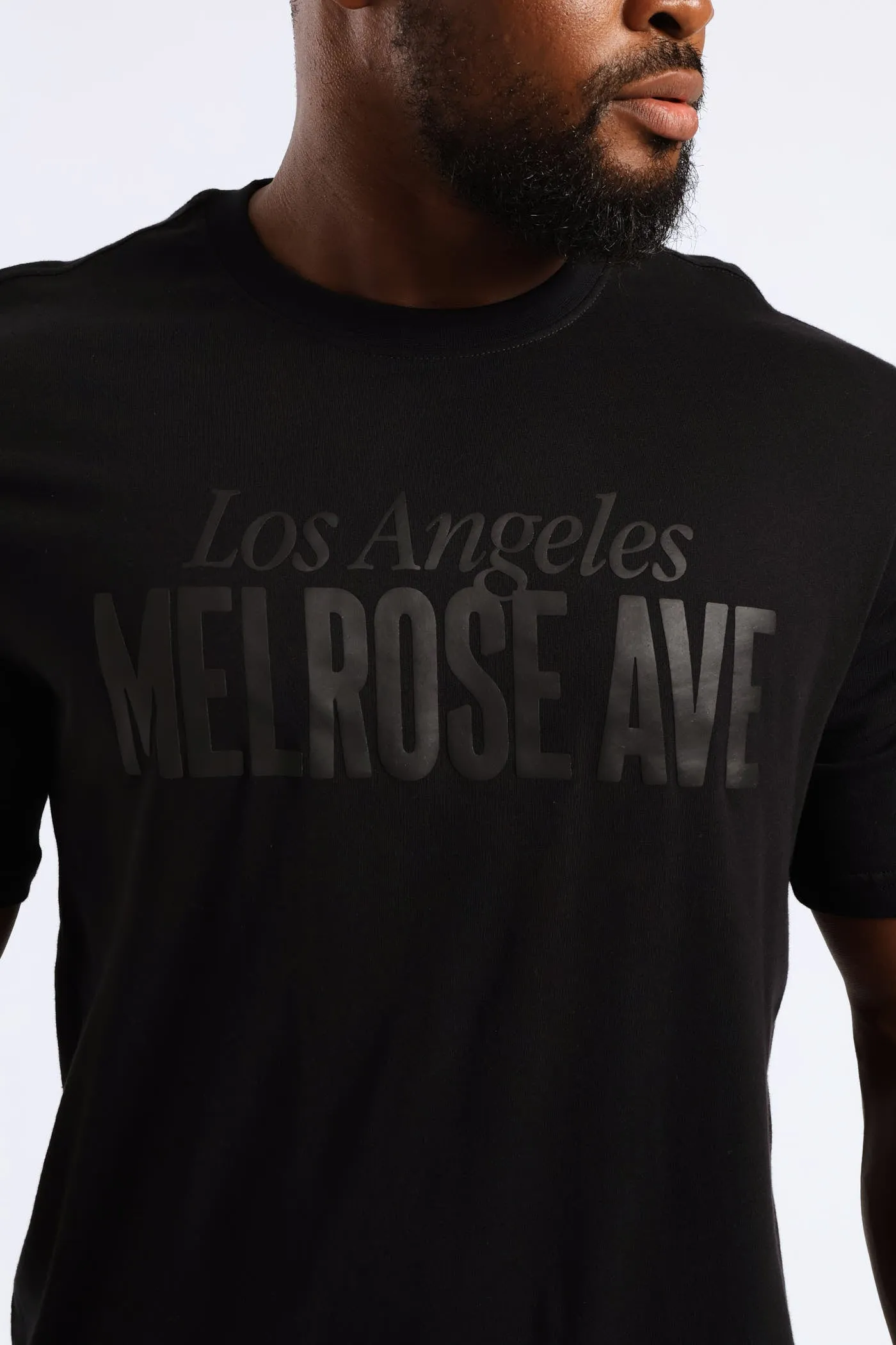 Melrose Ave HD Print Tee - Black sold by Edgars product image thumbnail 3