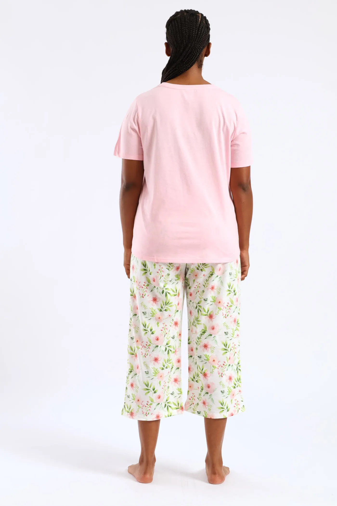 Live Life Tee & Capri Pant Set - Pink sold by Edgars product image thumbnail 3