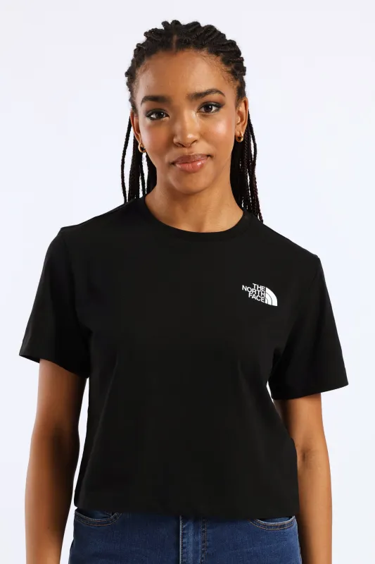 Simple Dome Cropped Slim Tee - Black sold by Edgars