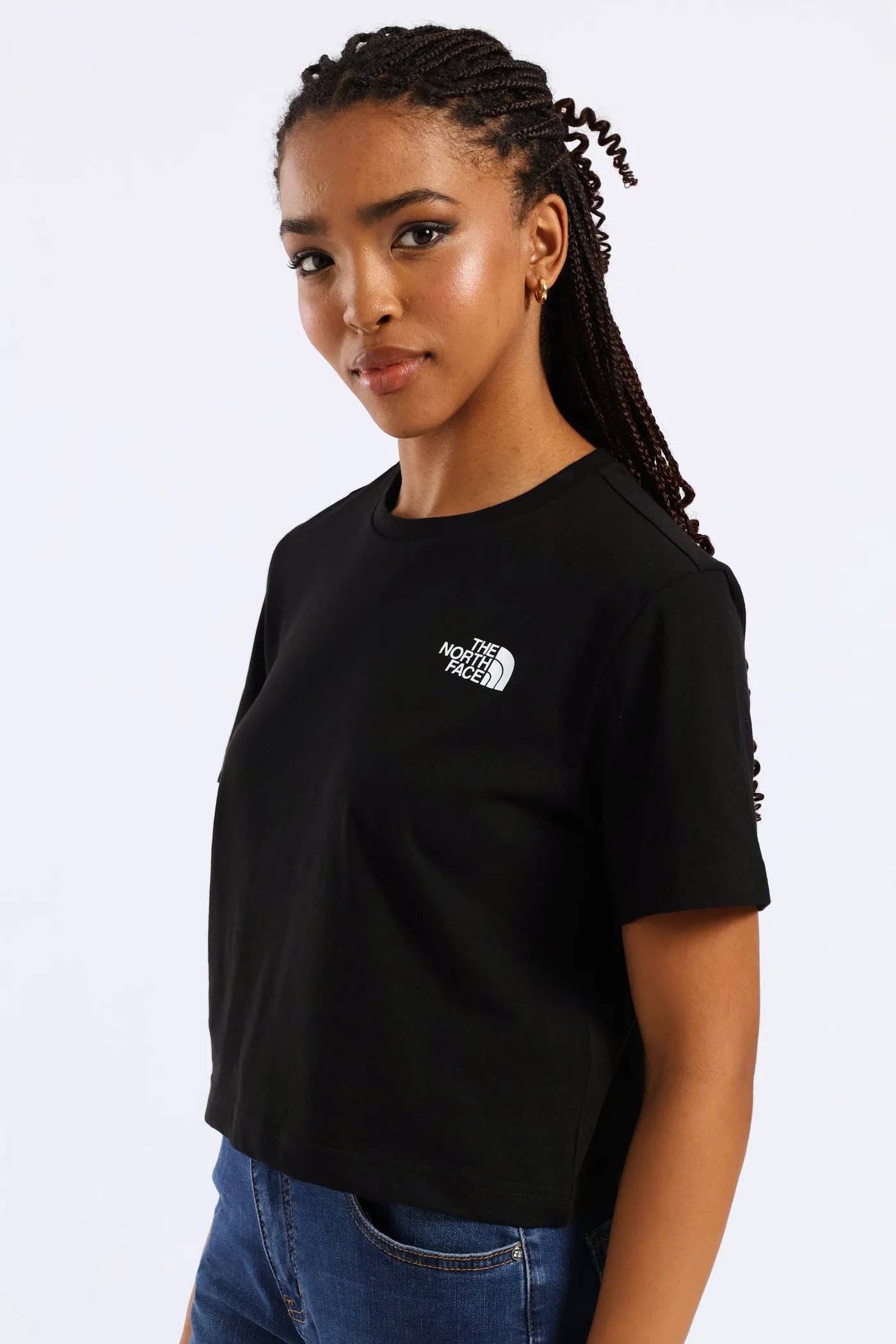 Simple Dome Cropped Slim Tee - Black sold by Edgars product image thumbnail 3