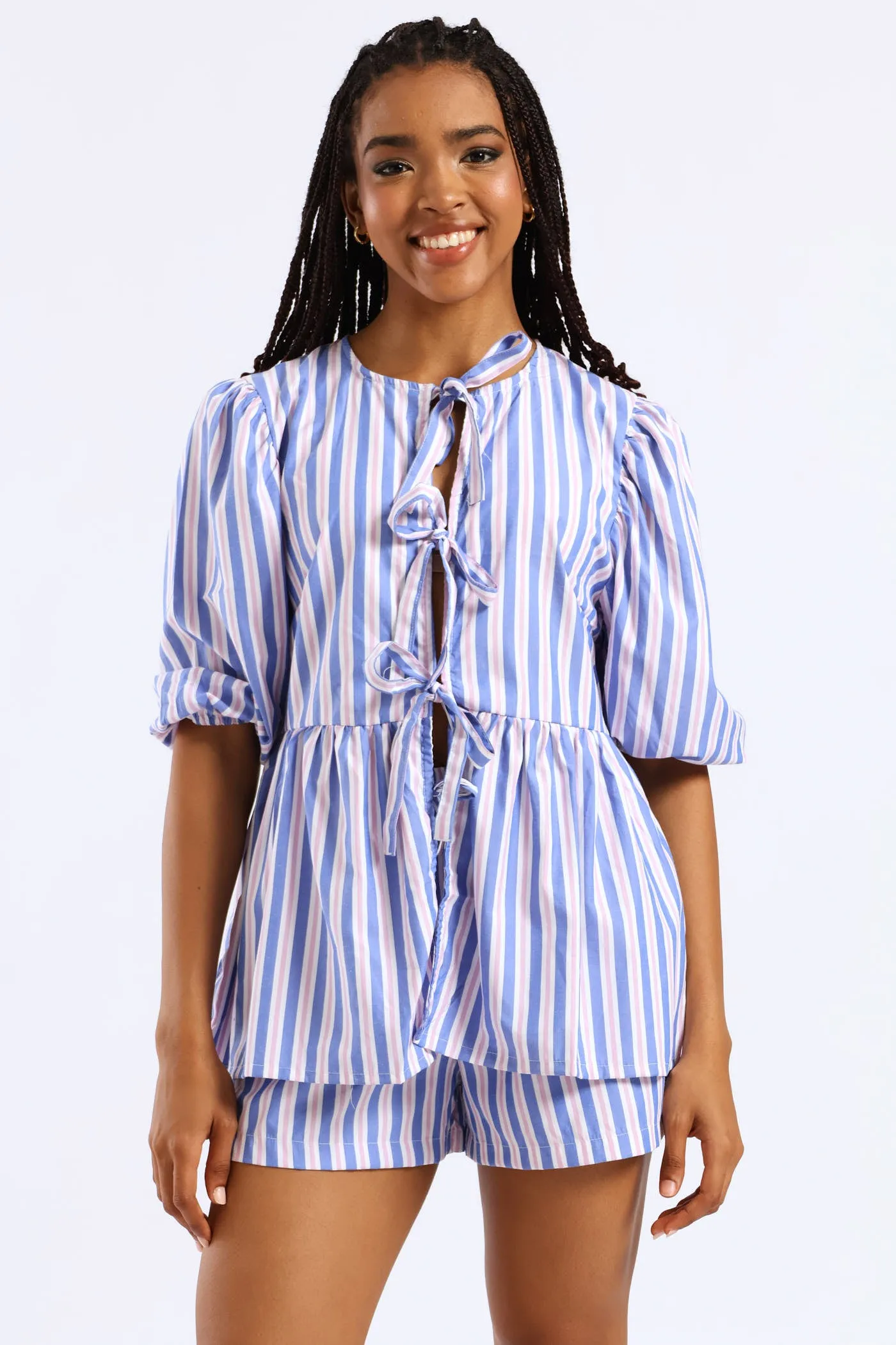 Candy Stripe Short - Blue sold by Edgars product image thumbnail 2
