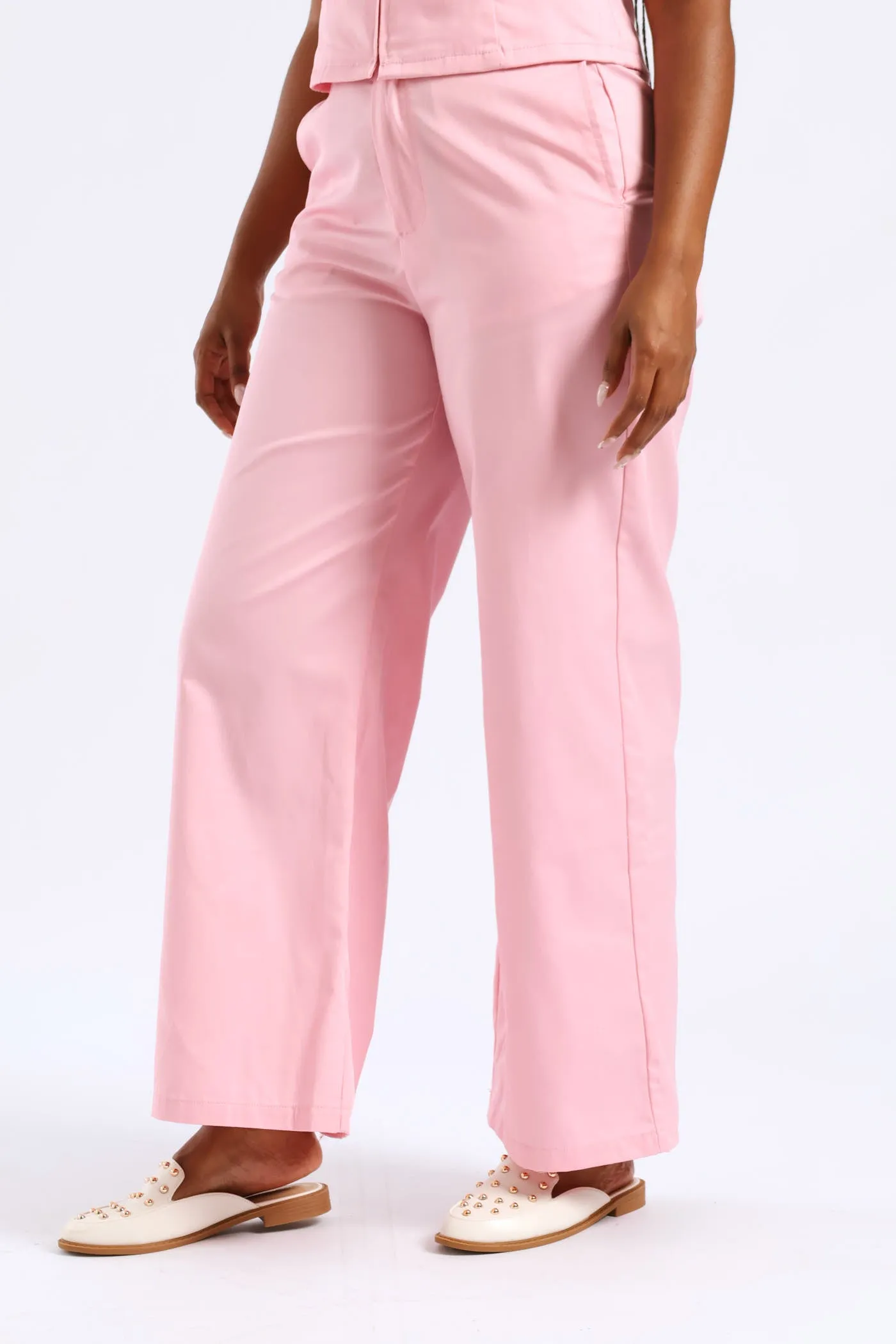 Crease Front Wide Leg Pant - Candy Pink sold by Edgars product image thumbnail 3