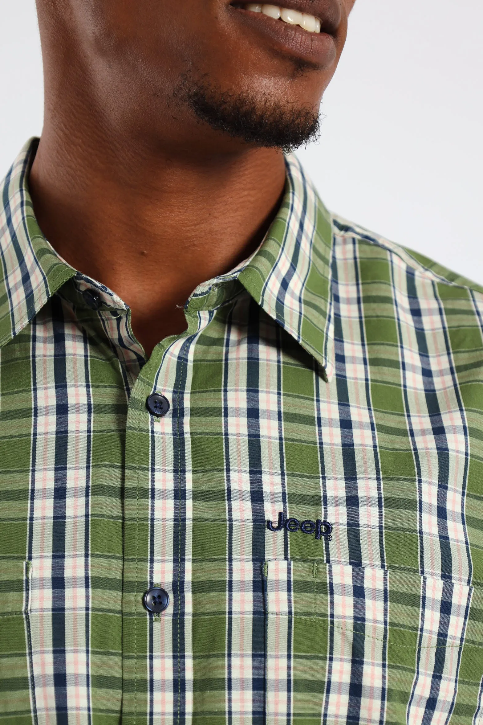 Yarn Dye Check Shirt - Green/Blue sold by Edgars product image thumbnail 5
