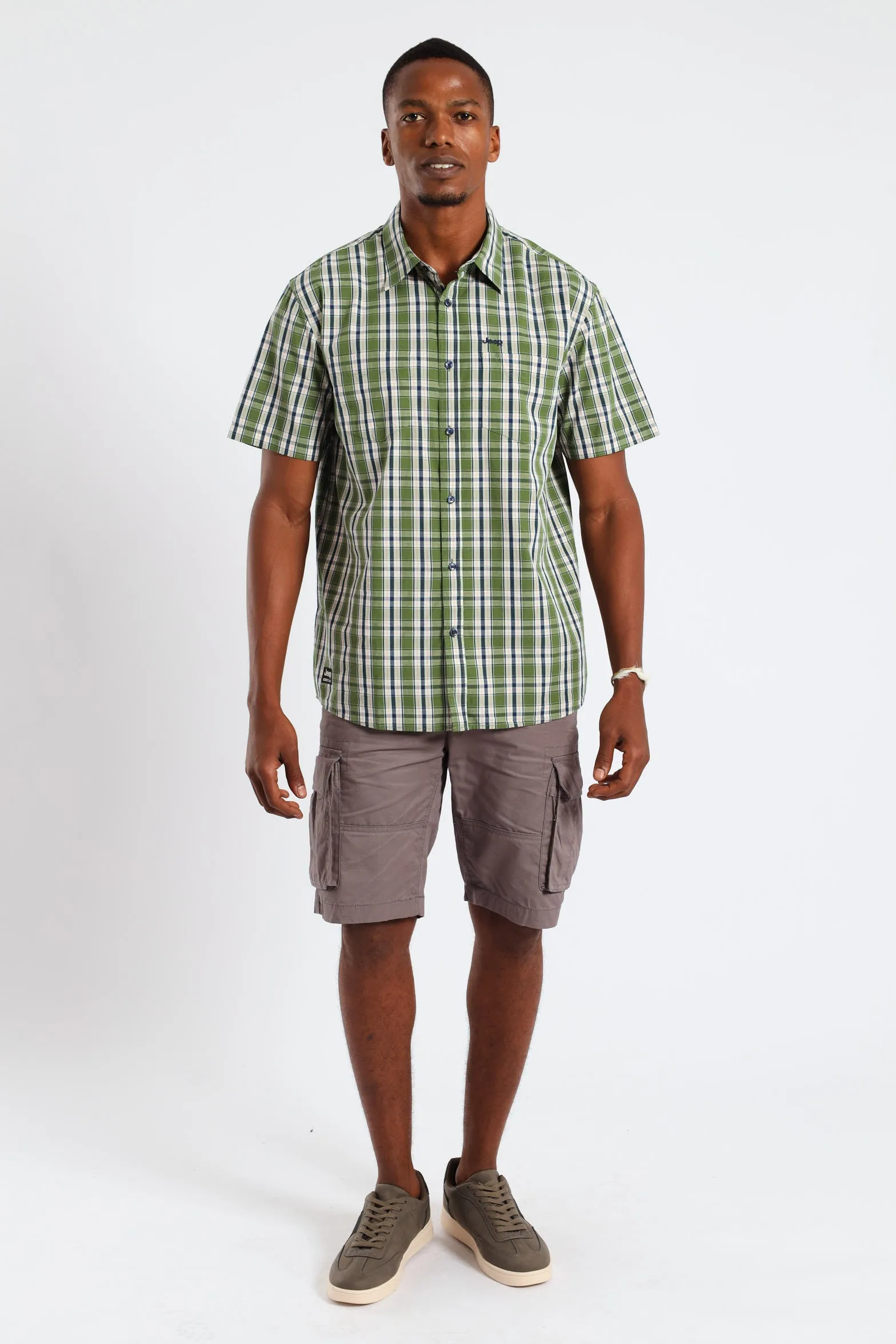 Yarn Dye Check Shirt - Green/Blue sold by Edgars product image thumbnail 2