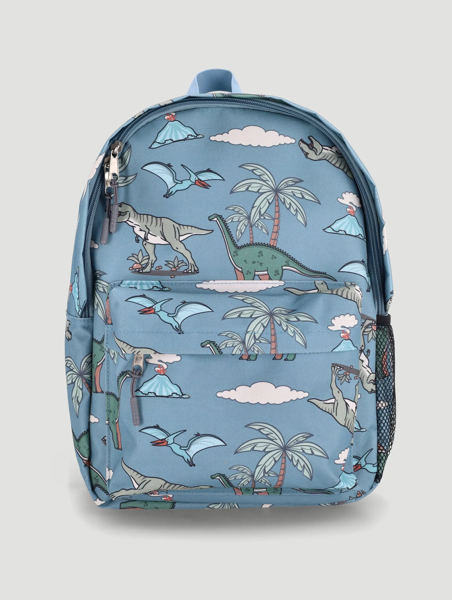 Pre-Boys Dino Print Backpack - Blue sold by Edgars