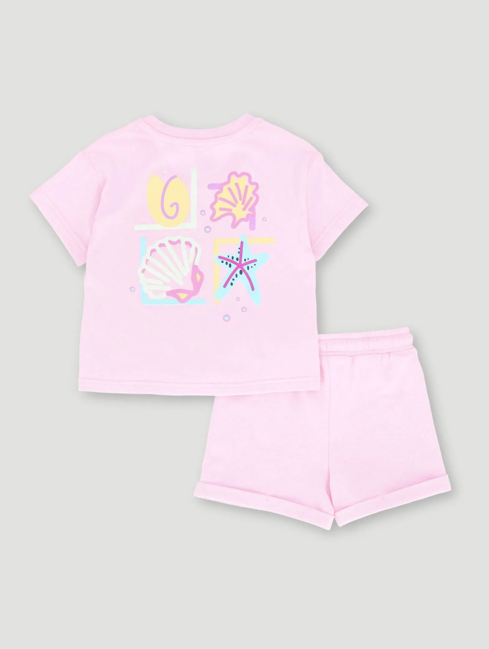 Pre-Girls Gaby Boxy Tee & Short Set - Pink sold by Edgars product image thumbnail 2