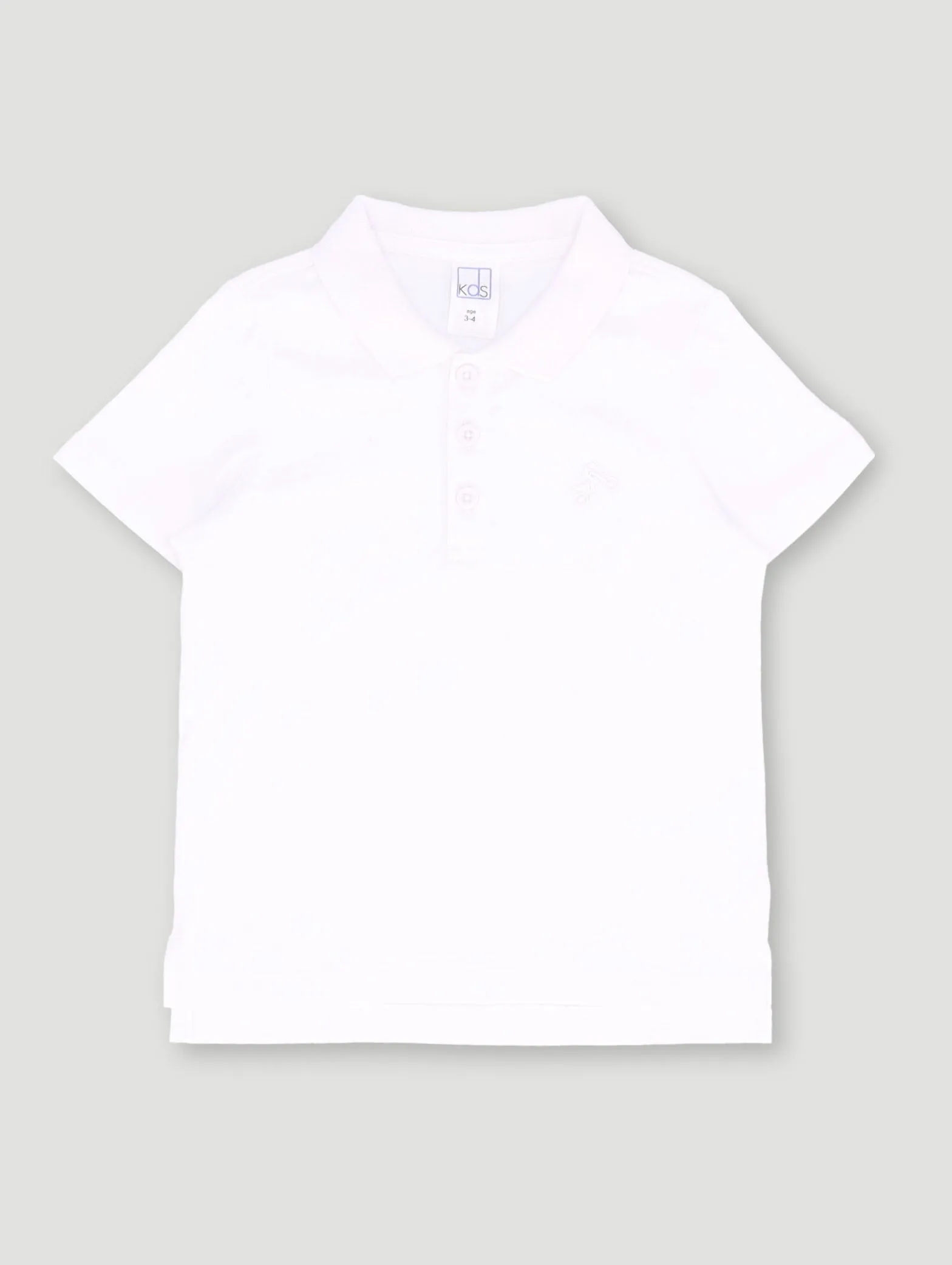 Pre-Boys Plain Golfer - White sold by Edgars