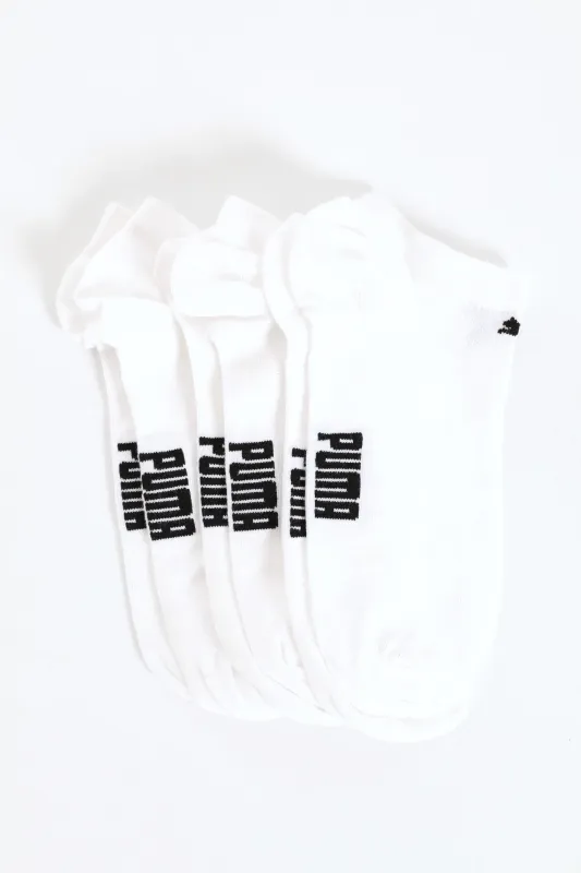 3 Pack Padel No Show Low Cut Socks - White sold by Edgars
