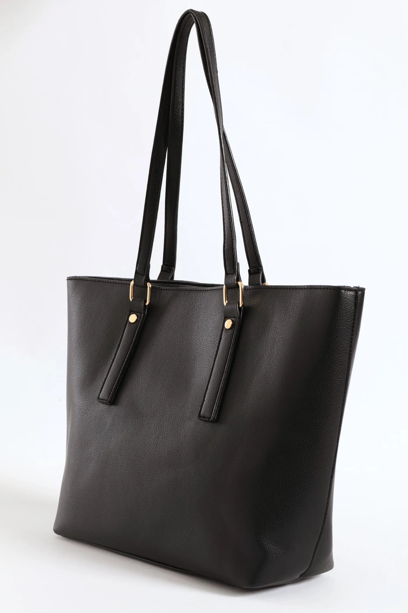 Top Stitch Handle Shopper - Black sold by Edgars product image thumbnail 3