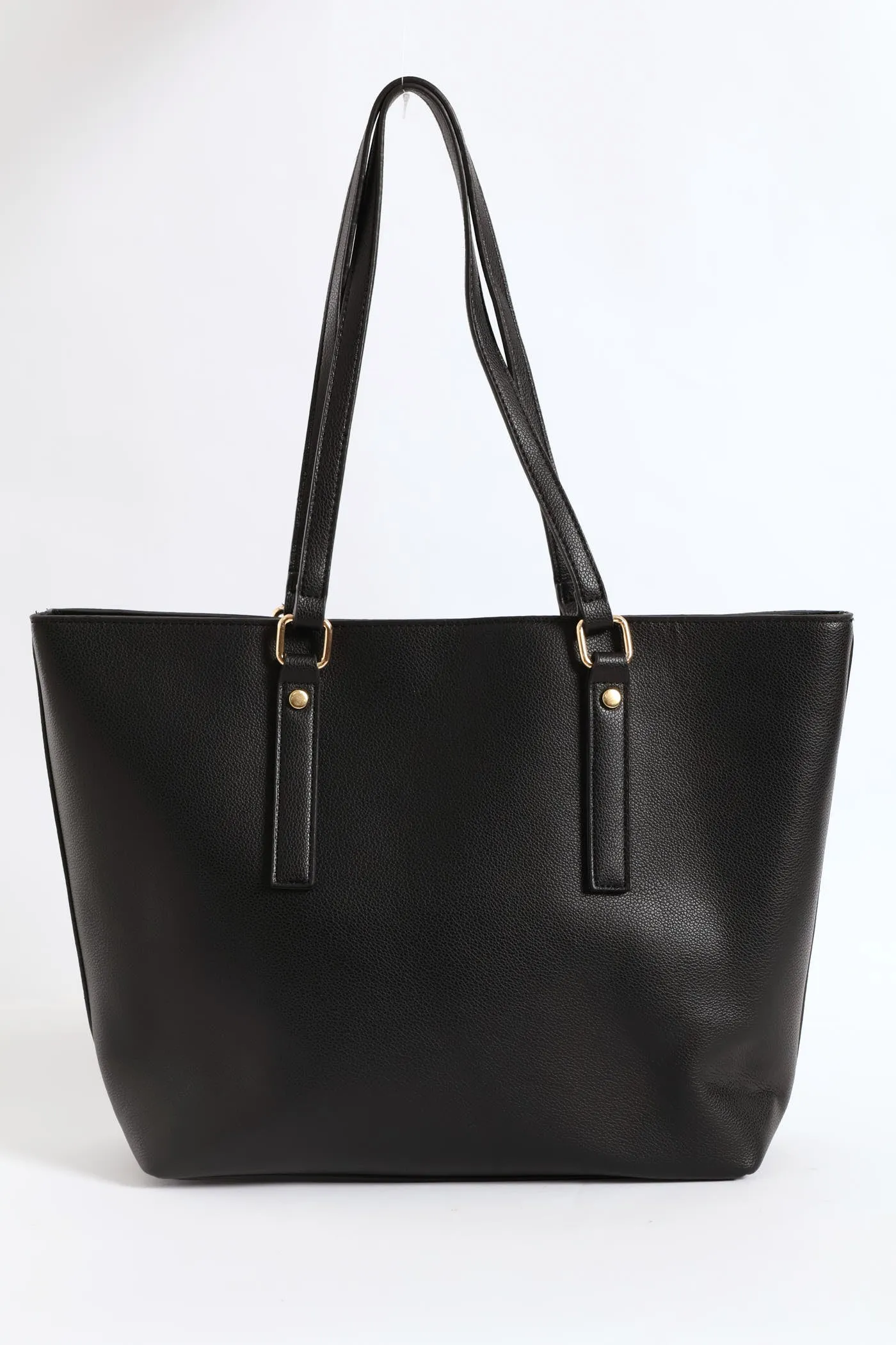 Top Stitch Handle Shopper - Black sold by Edgars product image thumbnail 4