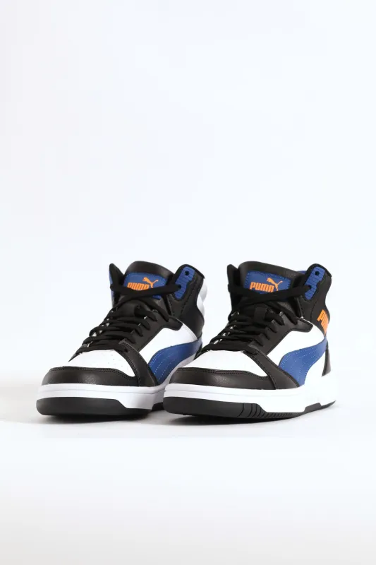 Boys Rebound V6 Mid Jr Sneaker - Multi sold by Edgars