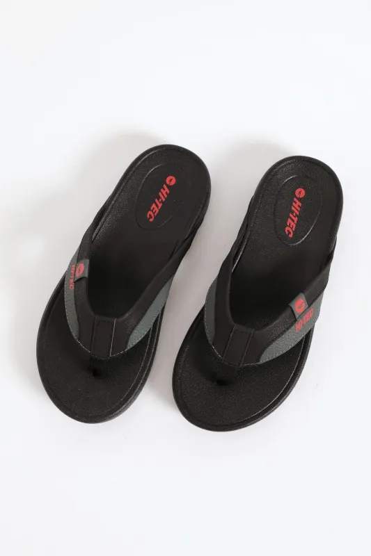Hobie Wide Vamp Sandal - Black sold by Edgars